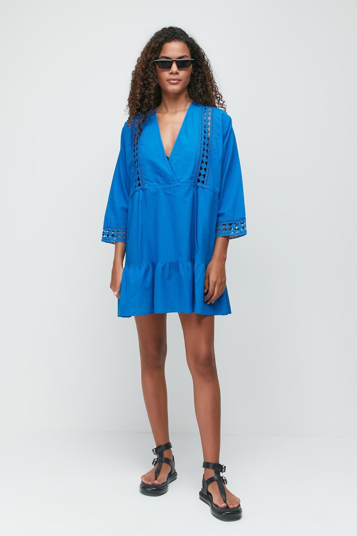 Pareo Beach Dress 22411 Sax Blue