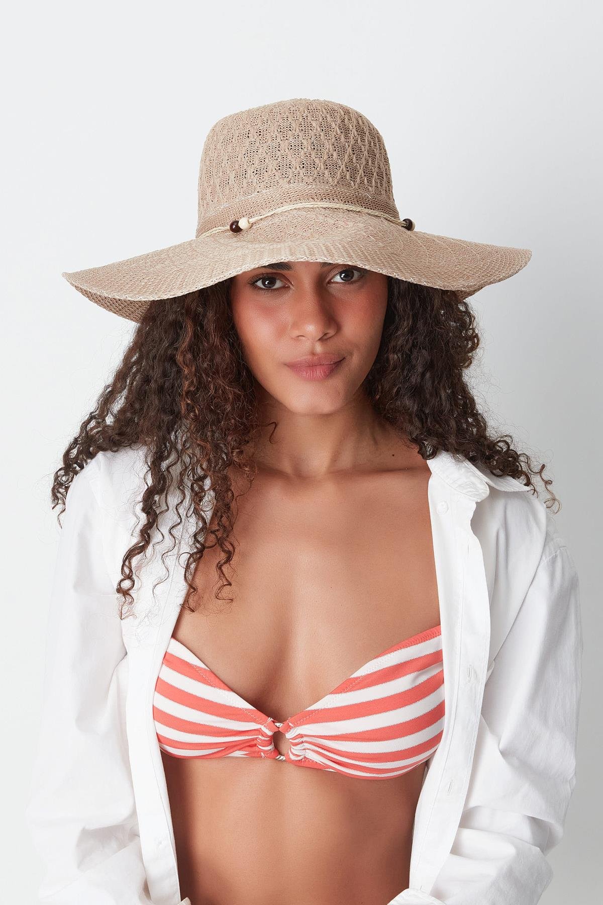 Mercerized Beach Hat T24740-07 
