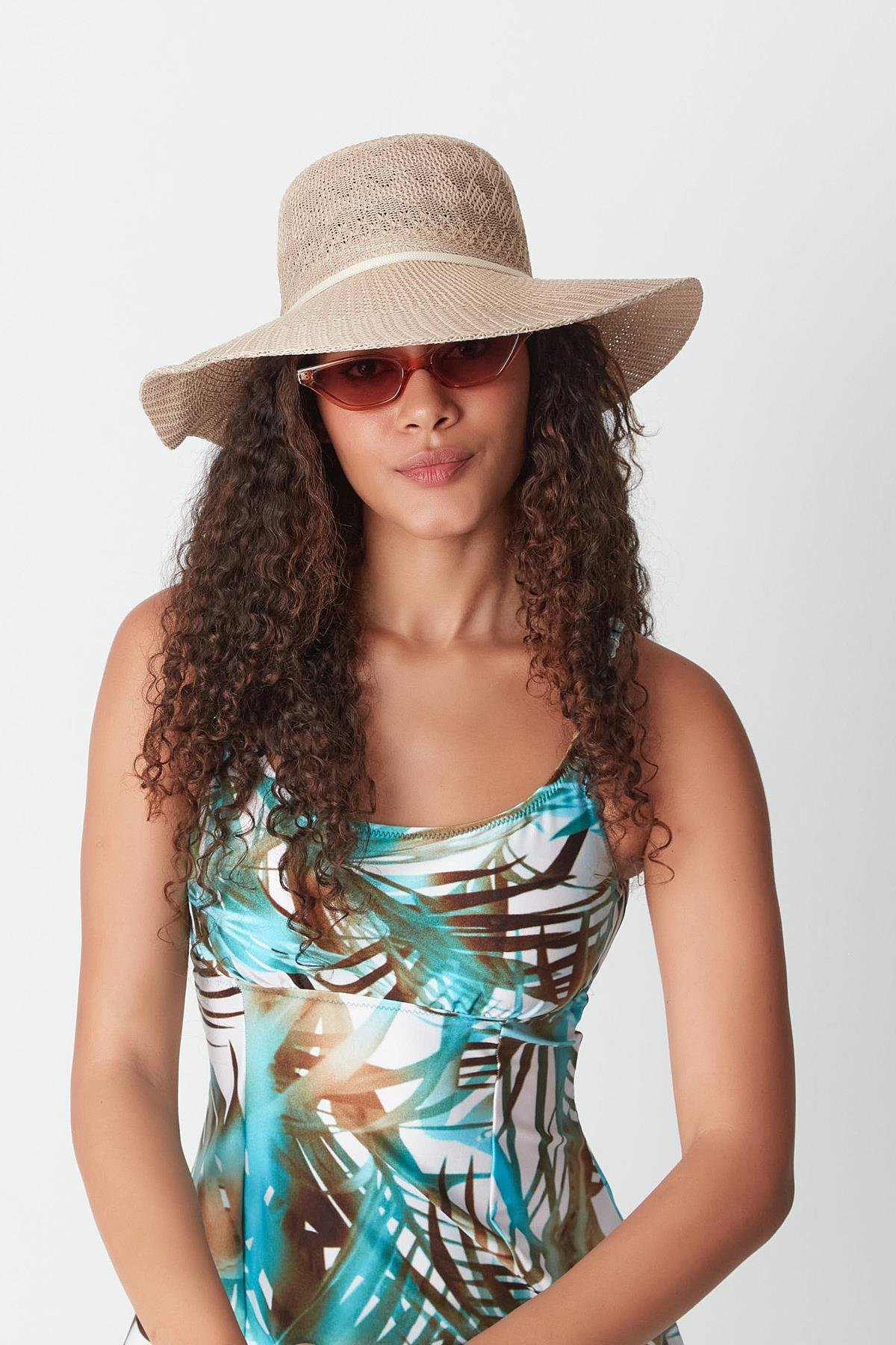Mercerized Beach Hat T24740-13 