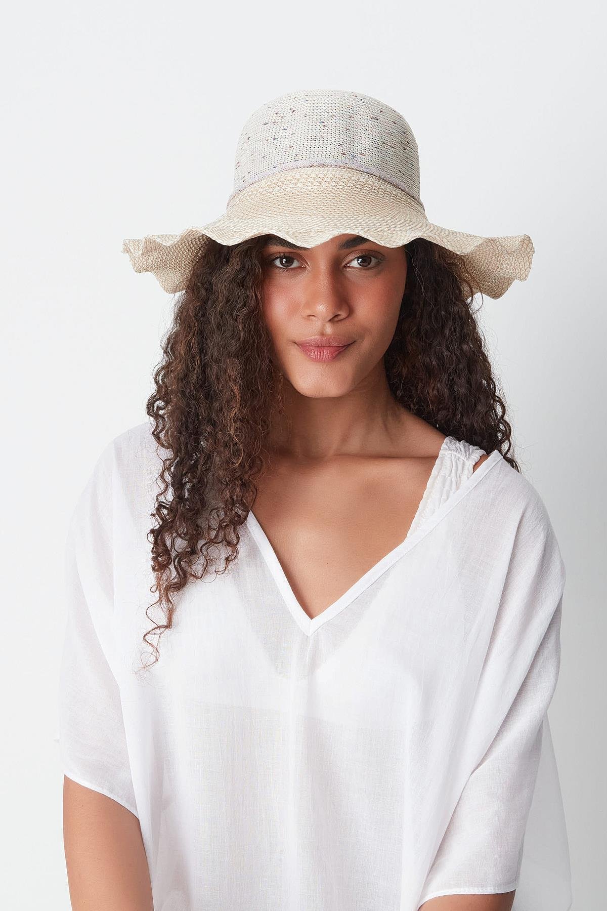Mercerized Beach Hat T23740-07 Mink