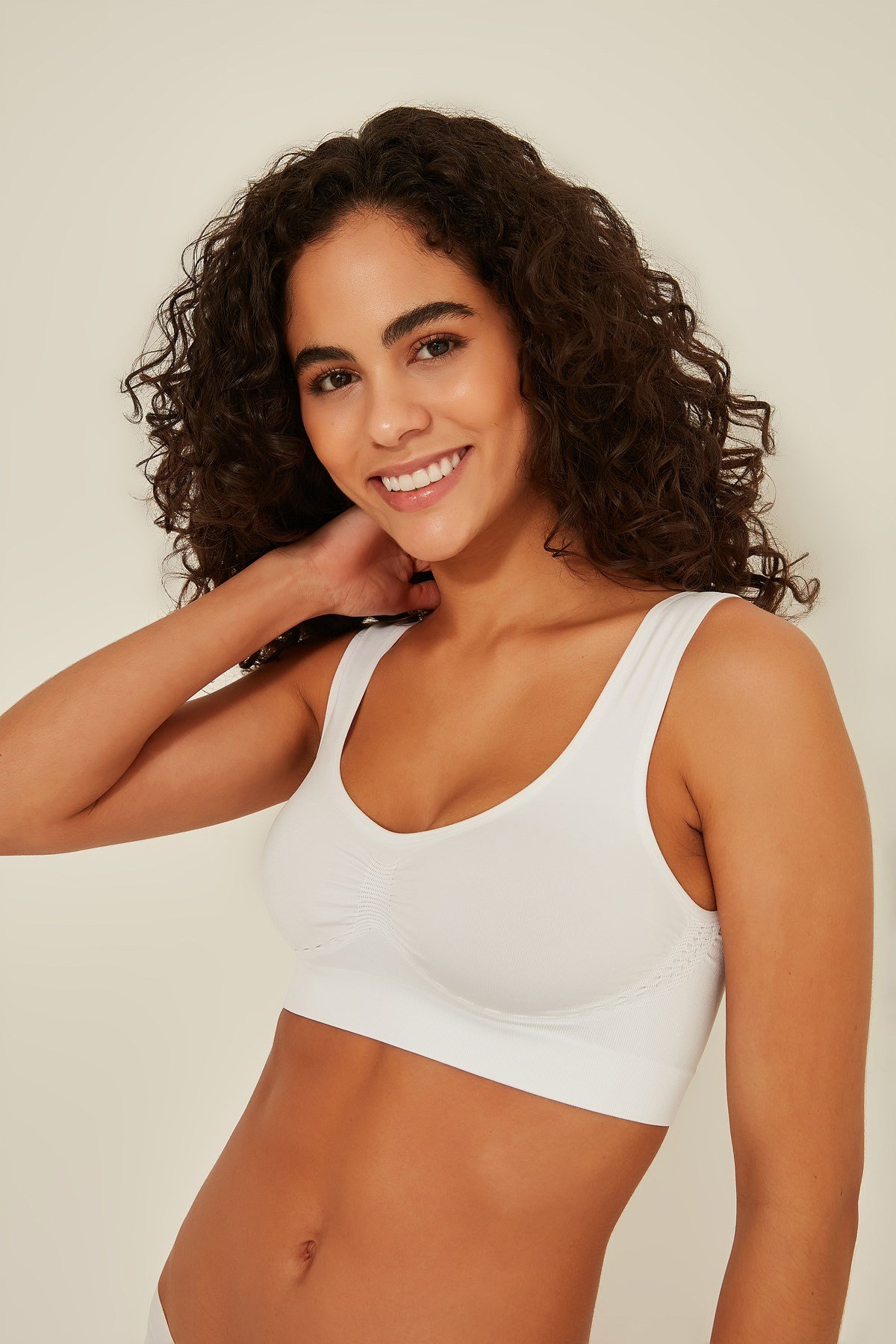 C&City C14015 Seamless Bra White