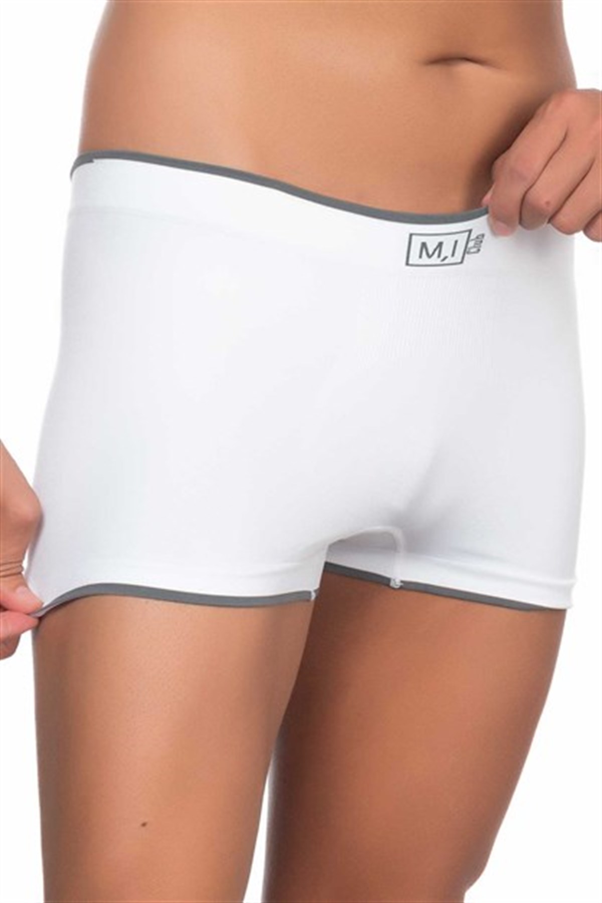 C&City Men Seamless Boxer C12102 White