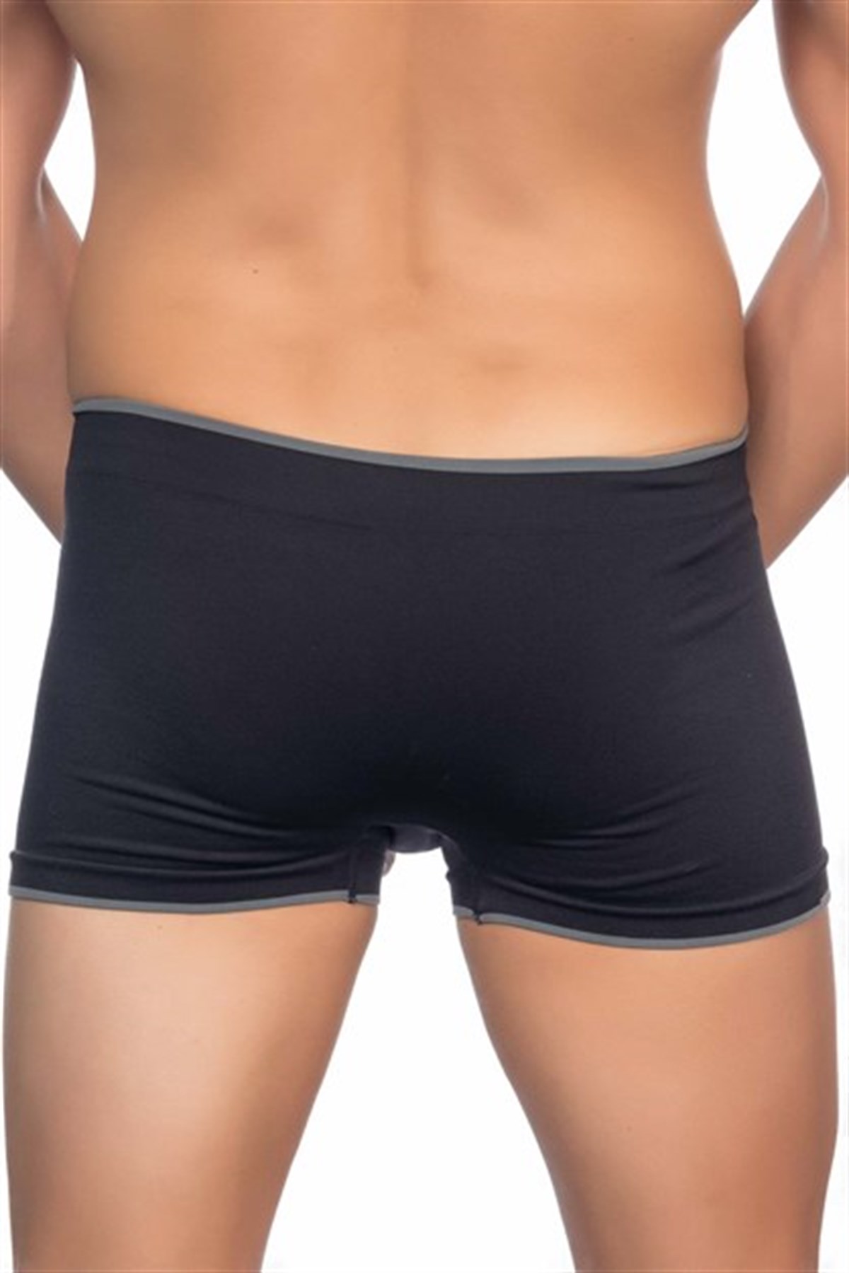 C&City Men Seamless Boxer C12102 Black