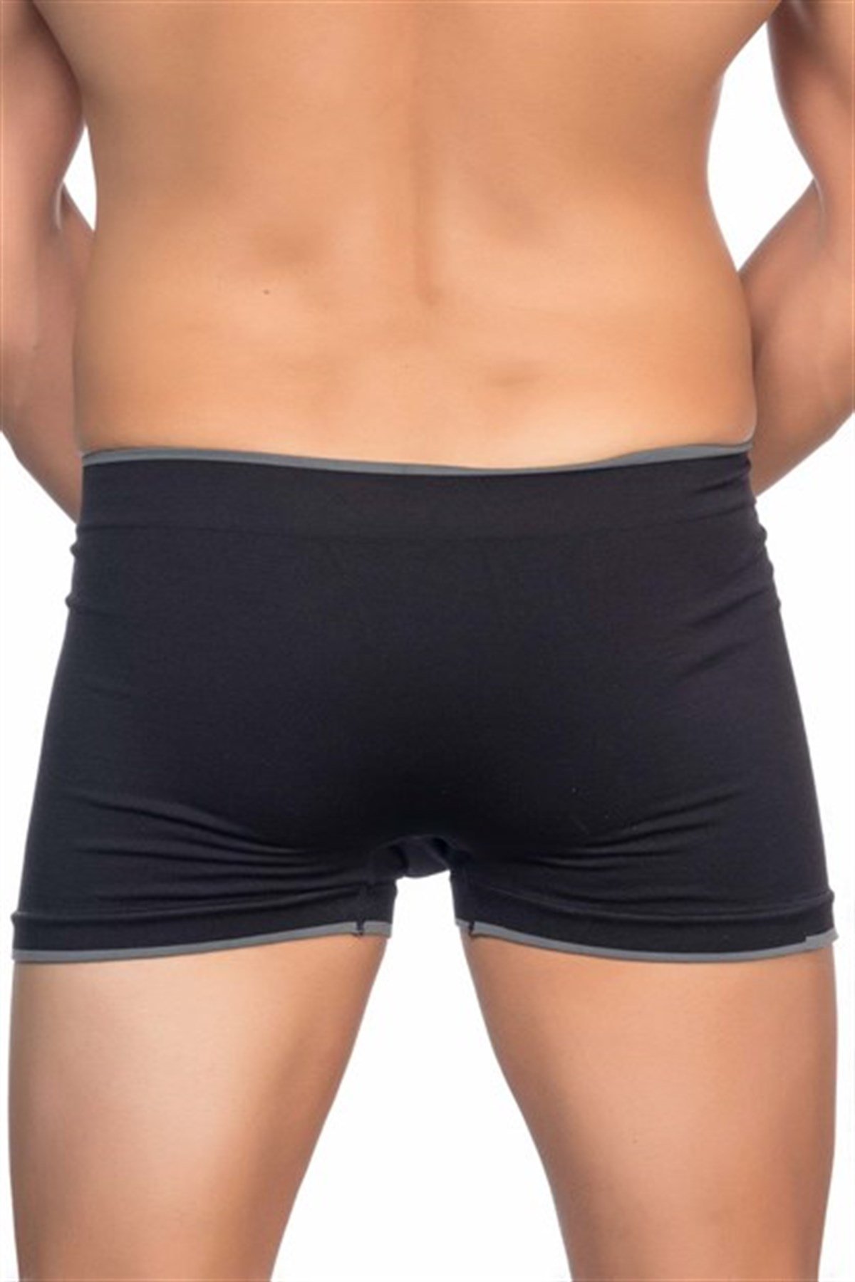 C&City Men Seamless Boxer C12104 Black