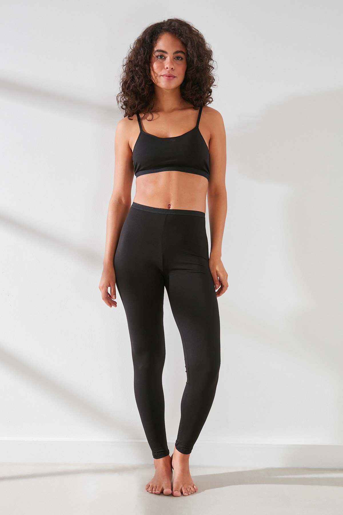 C&City Modal Cotton Long Boxer C11432 Black