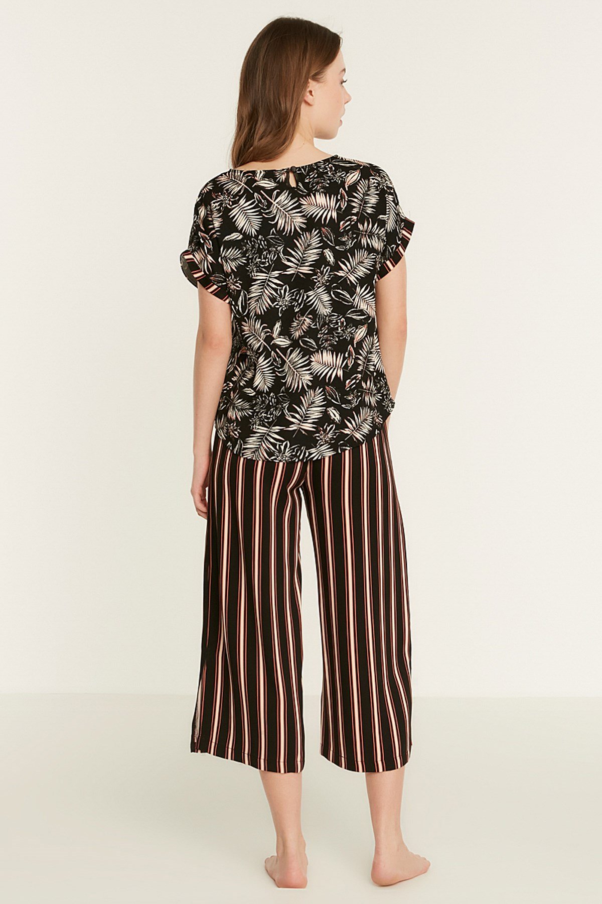 C&City Viscose Pyjama Set 9081 Black