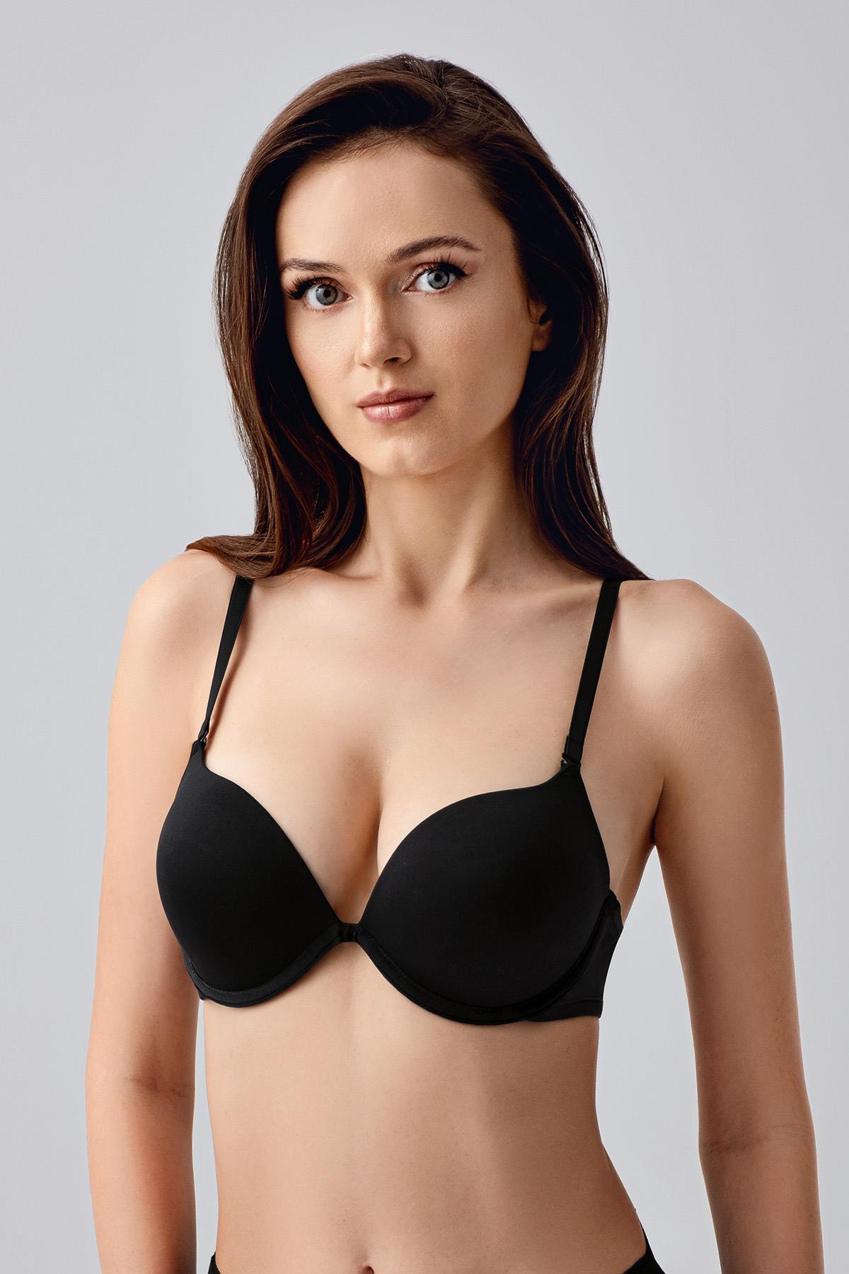 C&City Double Push Up Bra 7035 Black