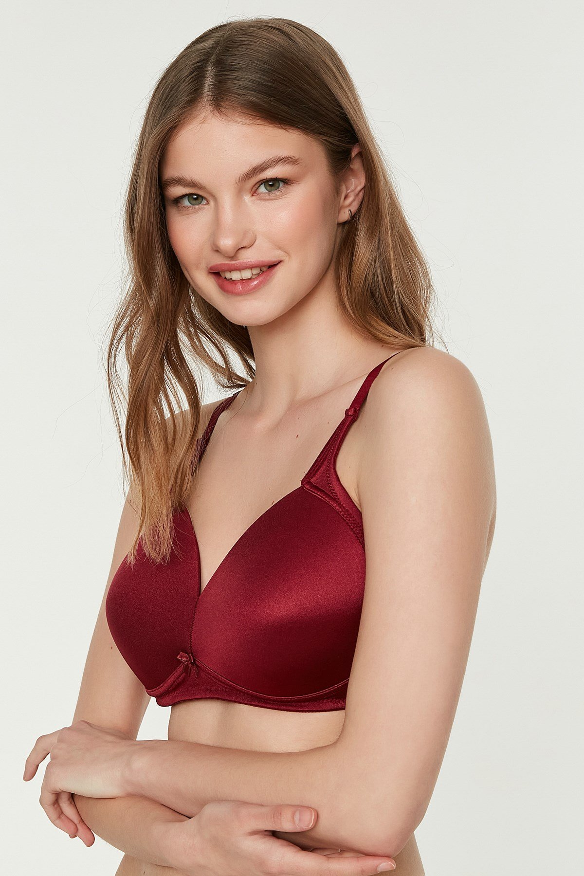 C&City Minimiser Non Padded Bra C17000 Burgundy