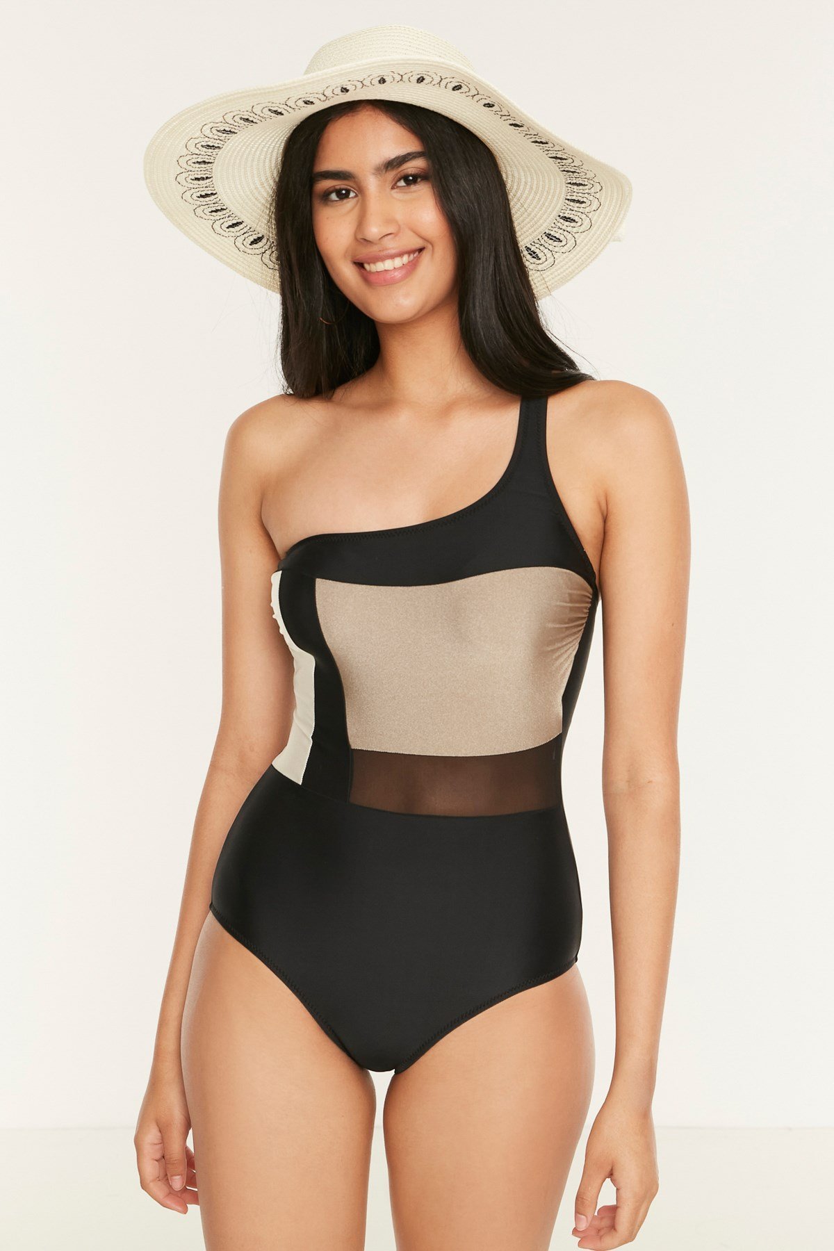 C&City Women Swimsuit 7534 Beige