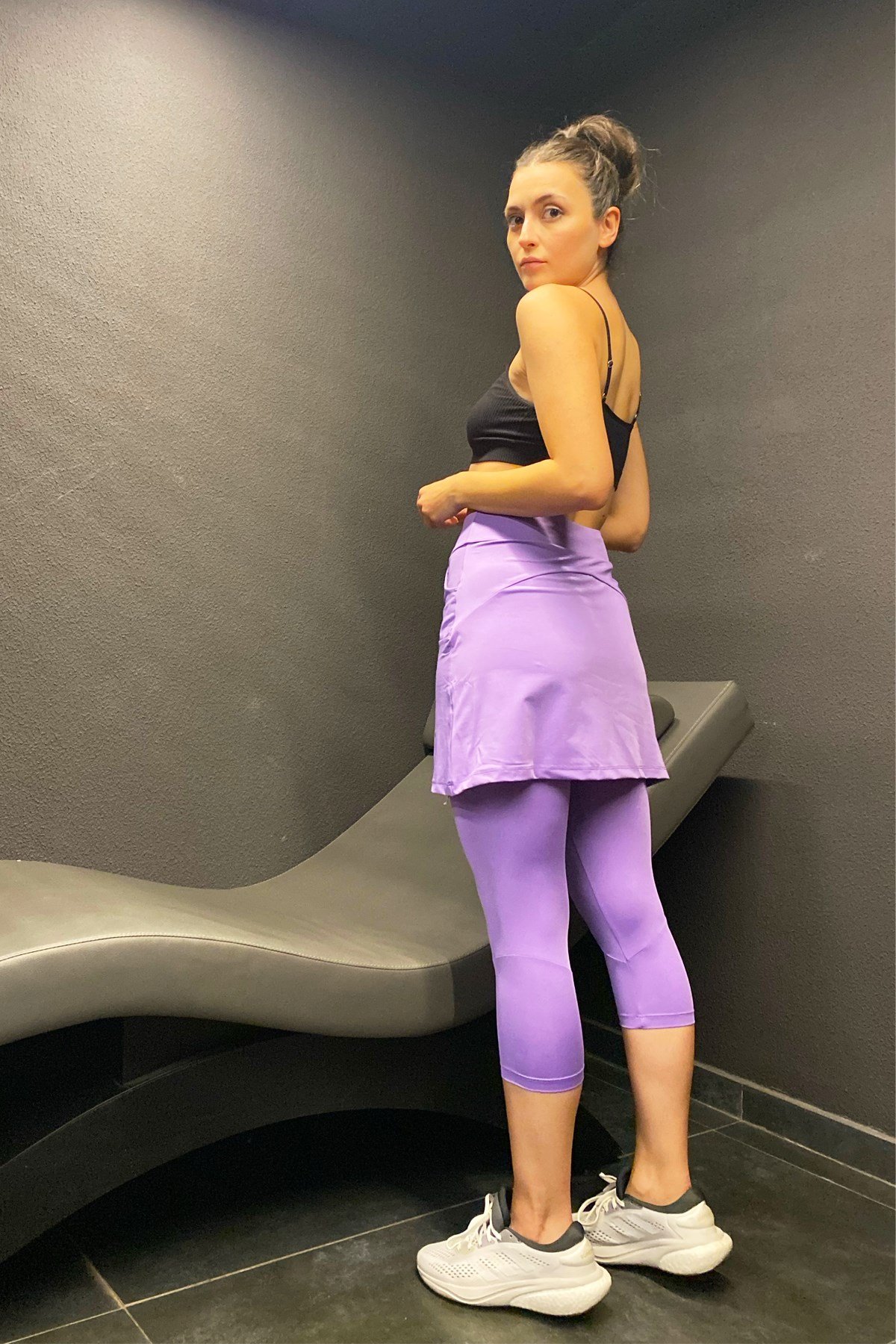 C&City Tennis Skirt Sports Tight C16042 Lilac Colour