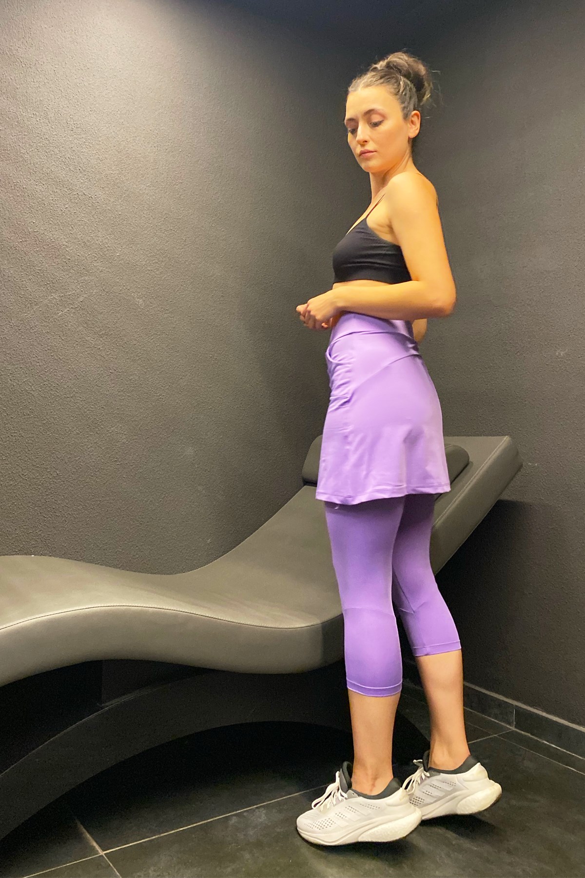 C&City Tennis Skirt Sports Tight C16042 Lilac Colour