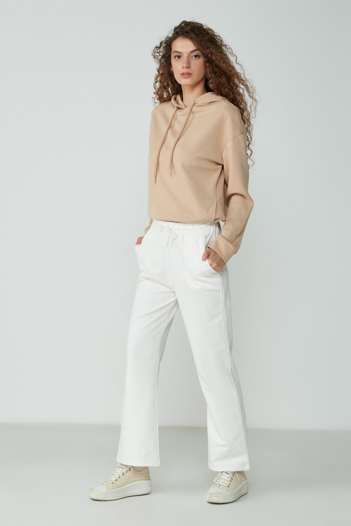 C&City Women Sweatpants 736 Ecru