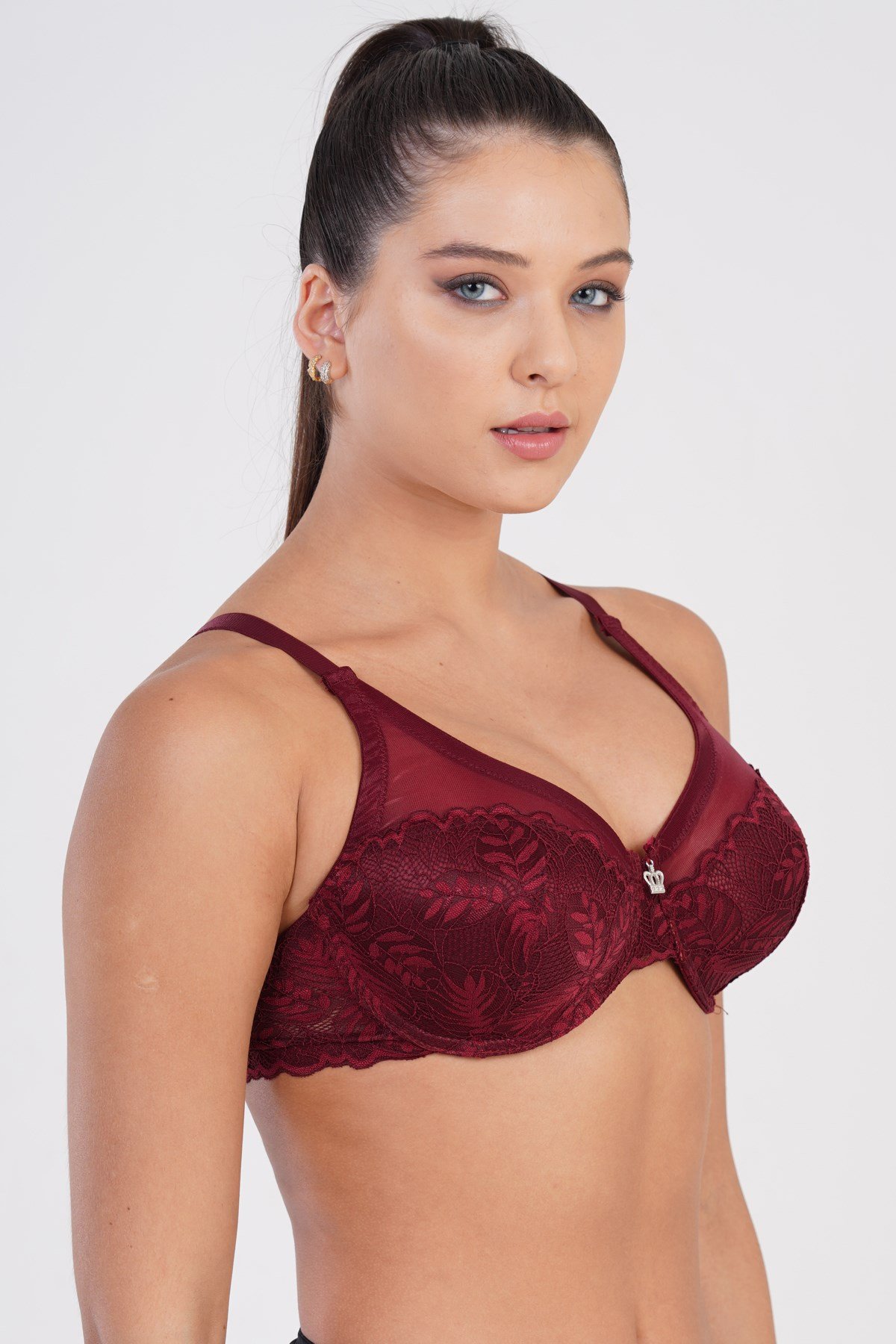 C&City Non Padded Bra C13020 Burgundy