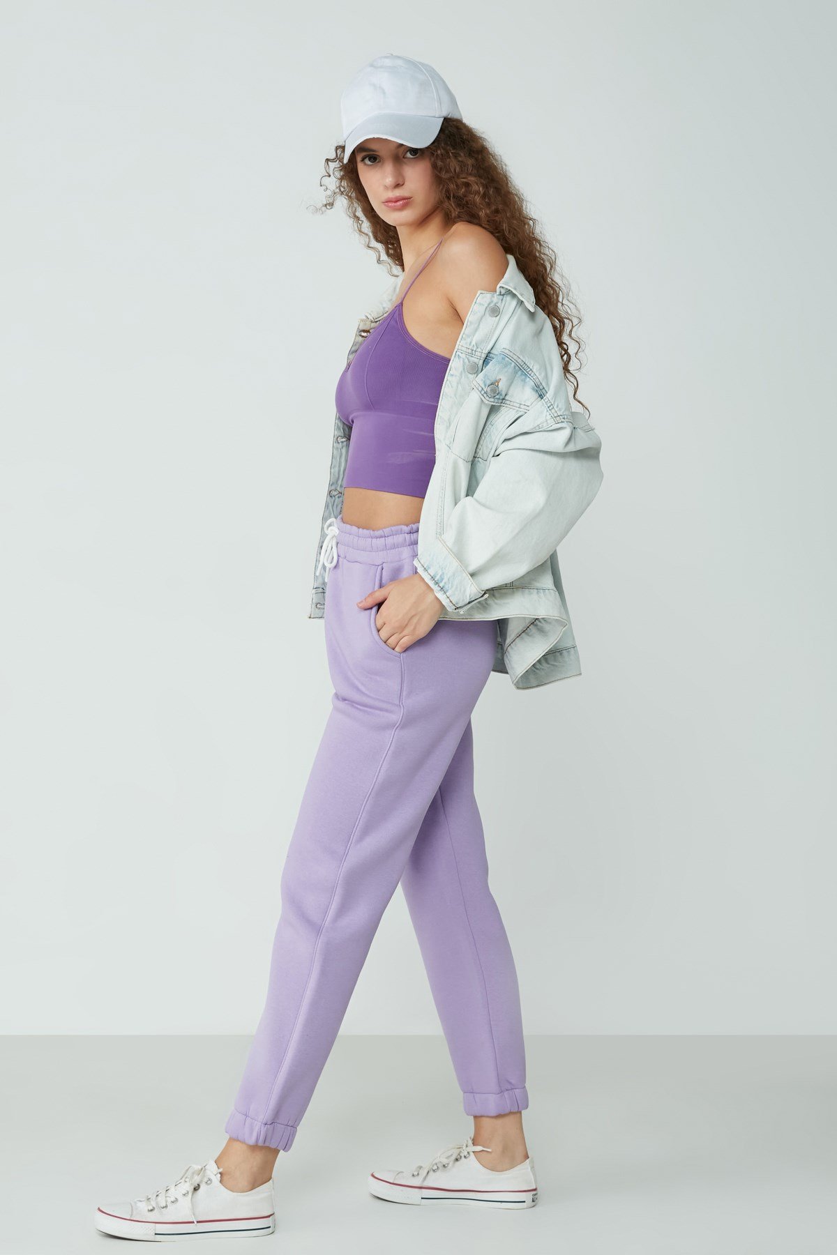 C&City Women Sweatpants 902 Lilac Colour