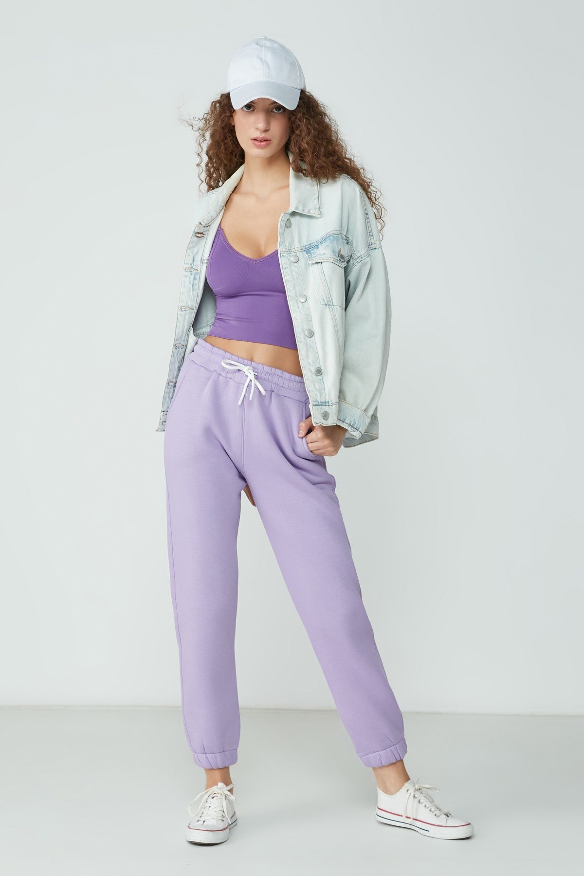 C&City Women Sweatpants 902 Lilac Colour