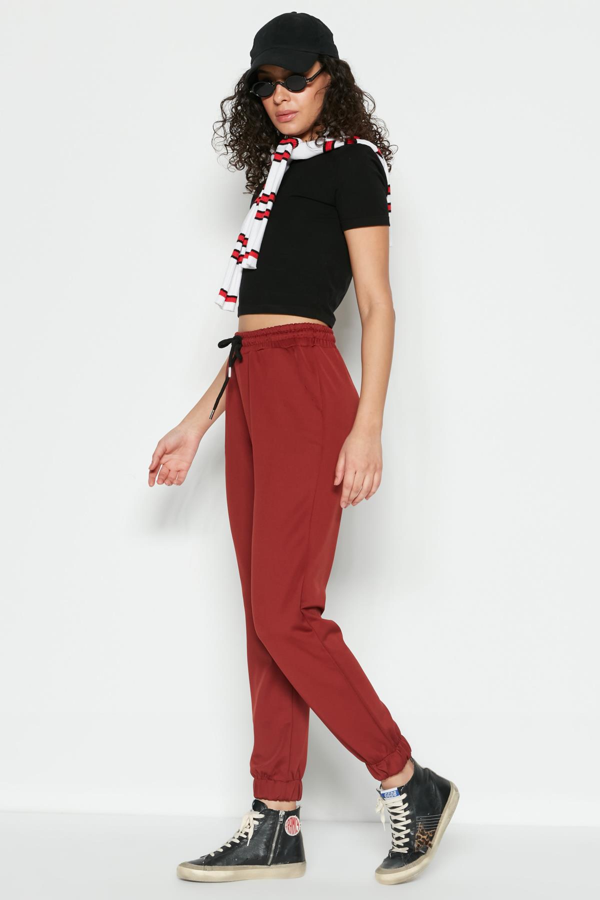C&City Women Sweatpants 802 Brick Color