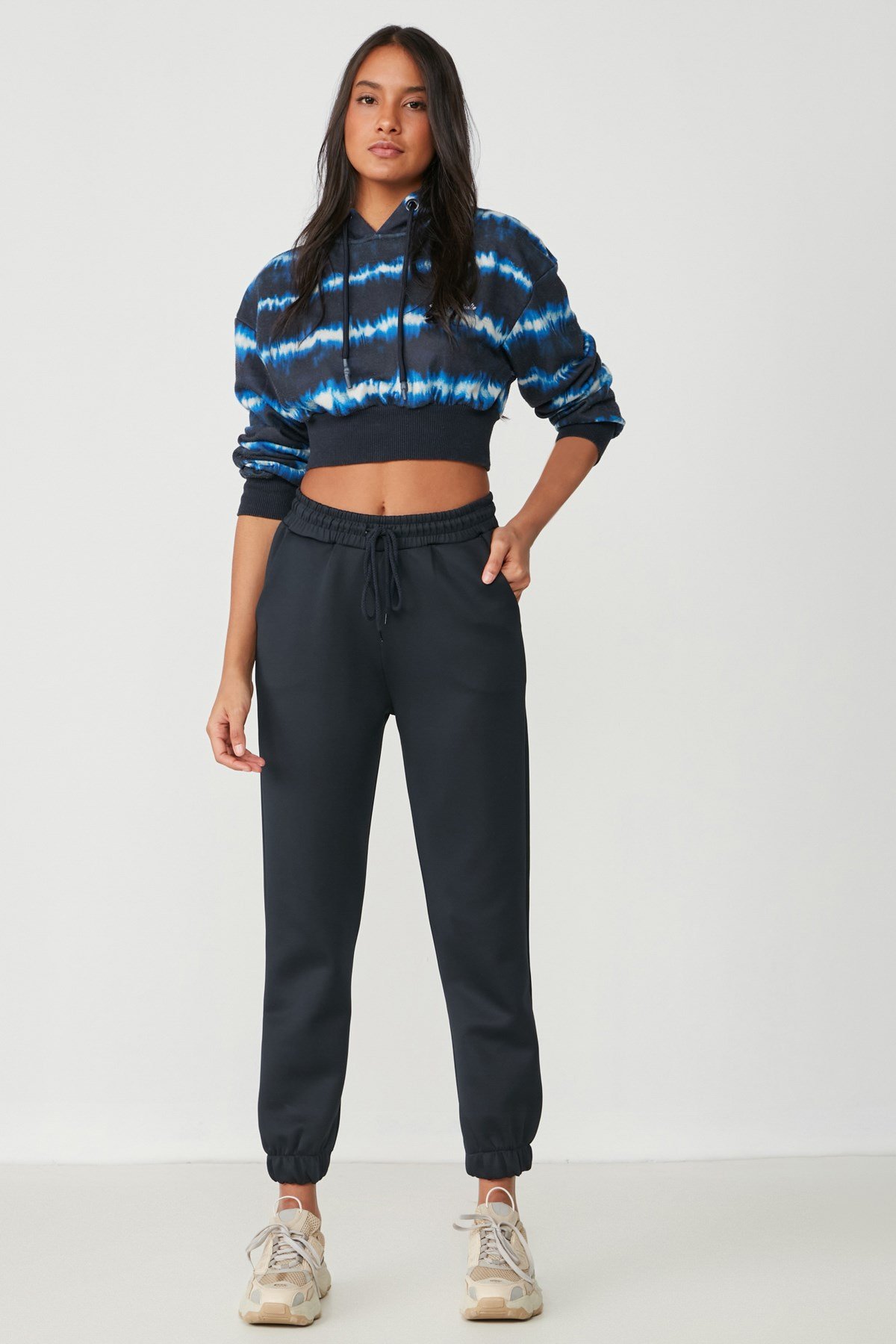 C&City Women Sweatpants 802 Navy Blue