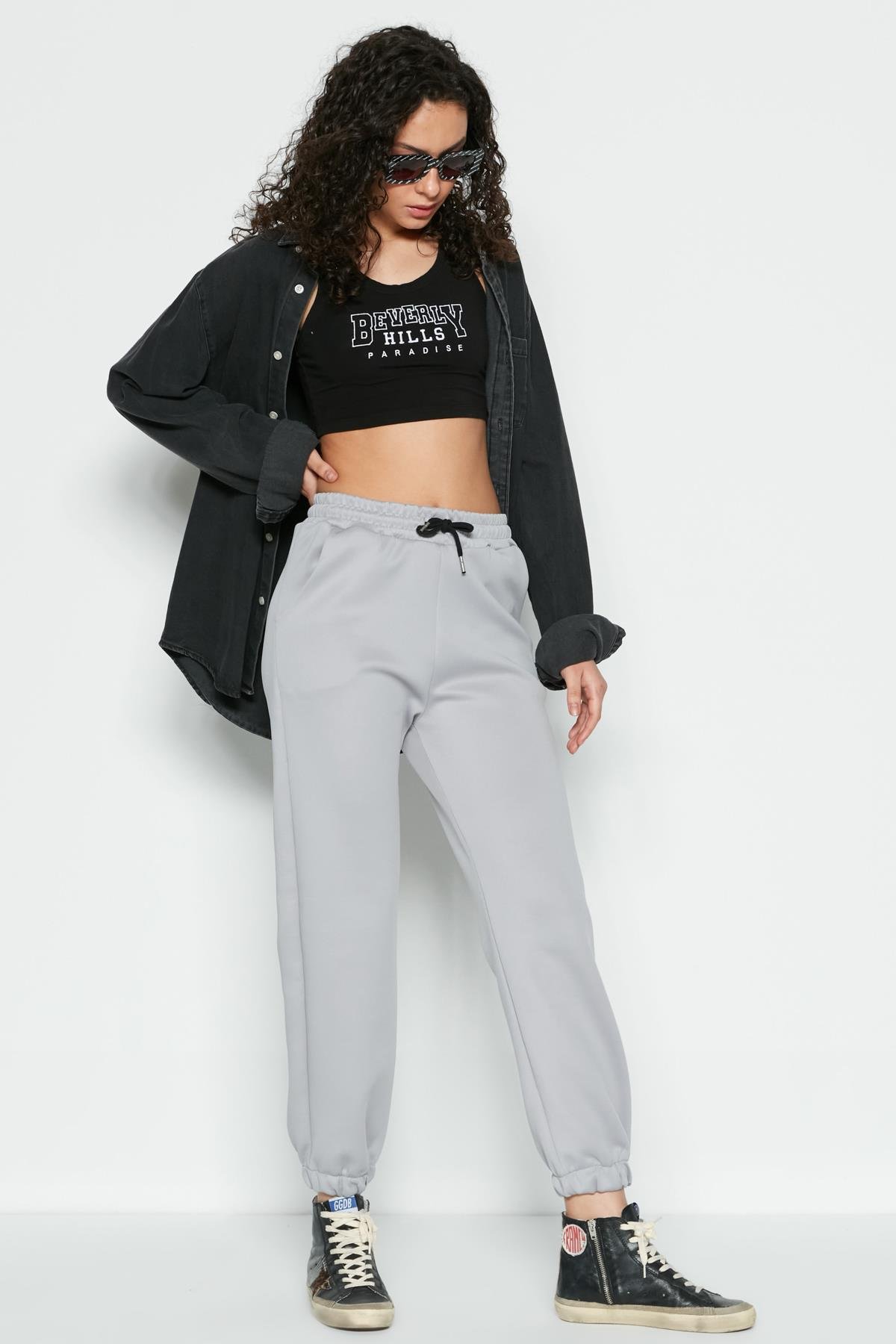 C&City Women Sweatpants 806 Grey