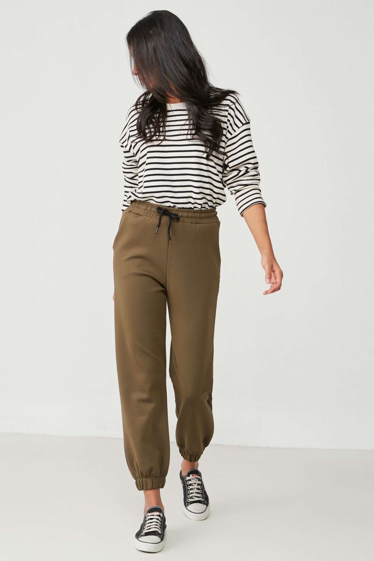 C&City Women Sweatpants 806 Khaki