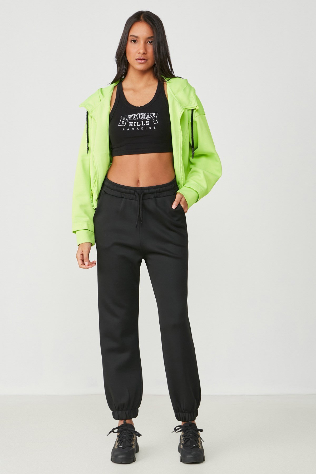 C&City Women Sweatpants 806 Black