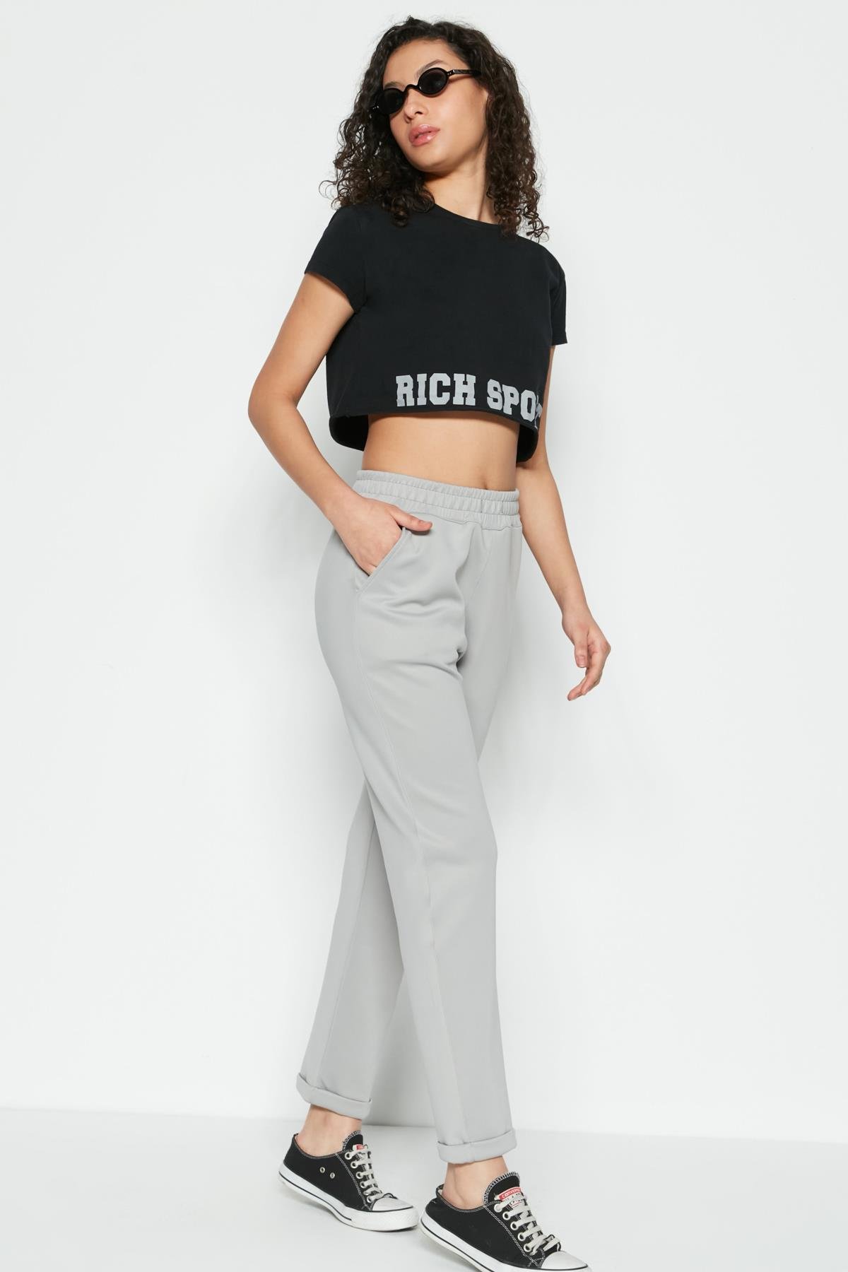 C&City Women Sweatpants 807 Grey