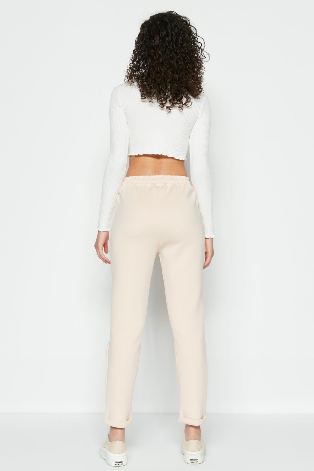 C&City Women Sweatpants 807 Cream Color