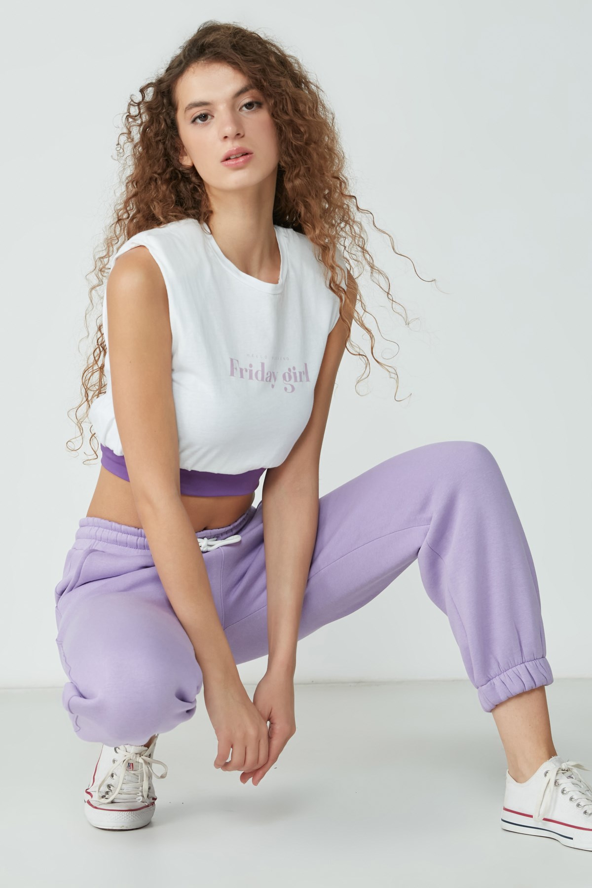 C&City Women Sweatpants 906 Lilac Colour