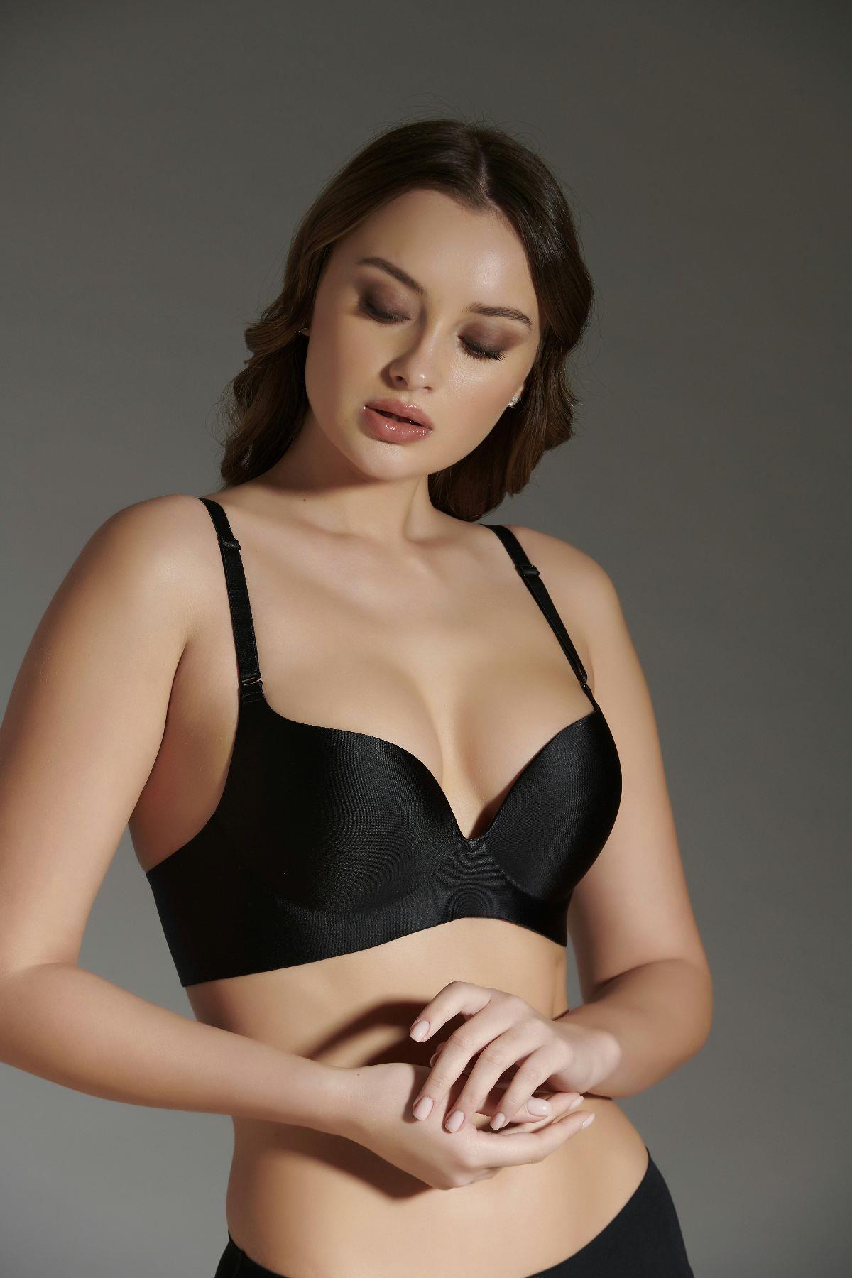 C&City Non Padded Laser Bra C16040 Ten Black