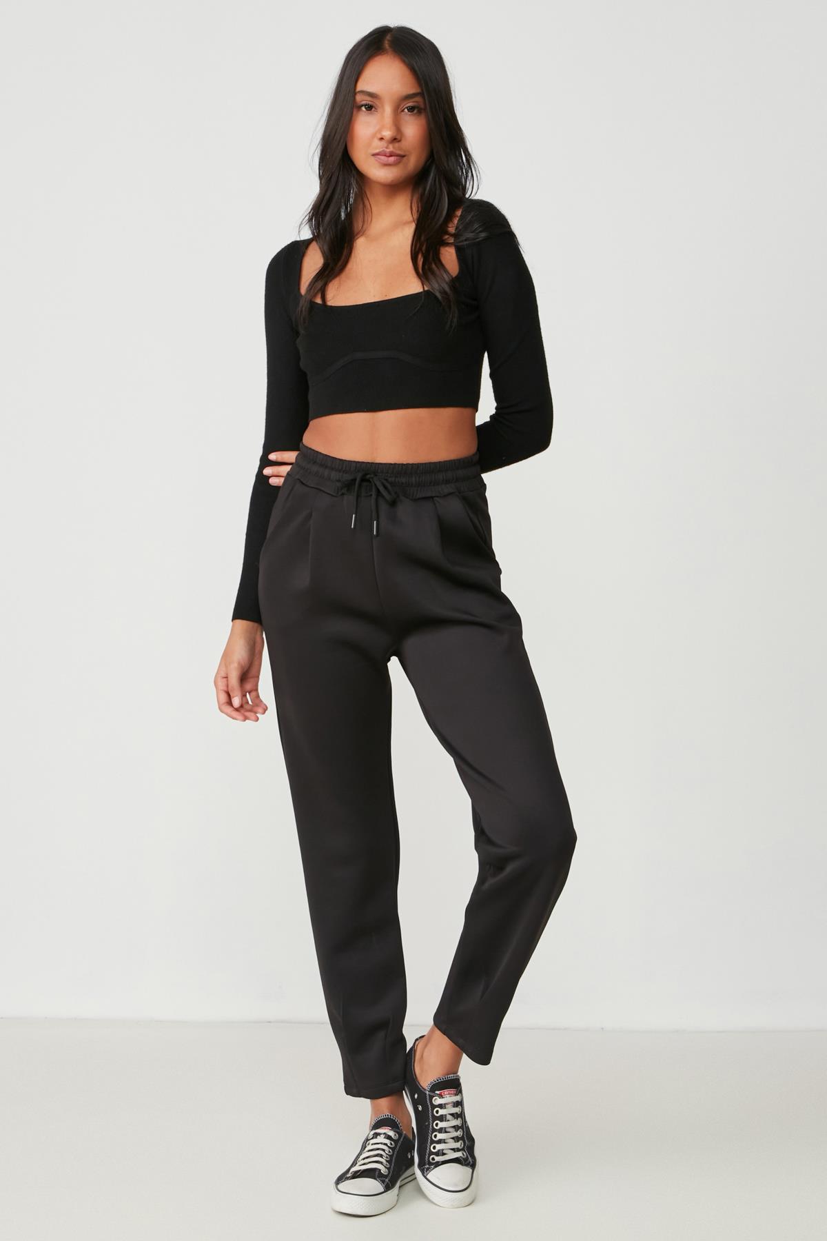 C&City Women Sweatpants 810 Black