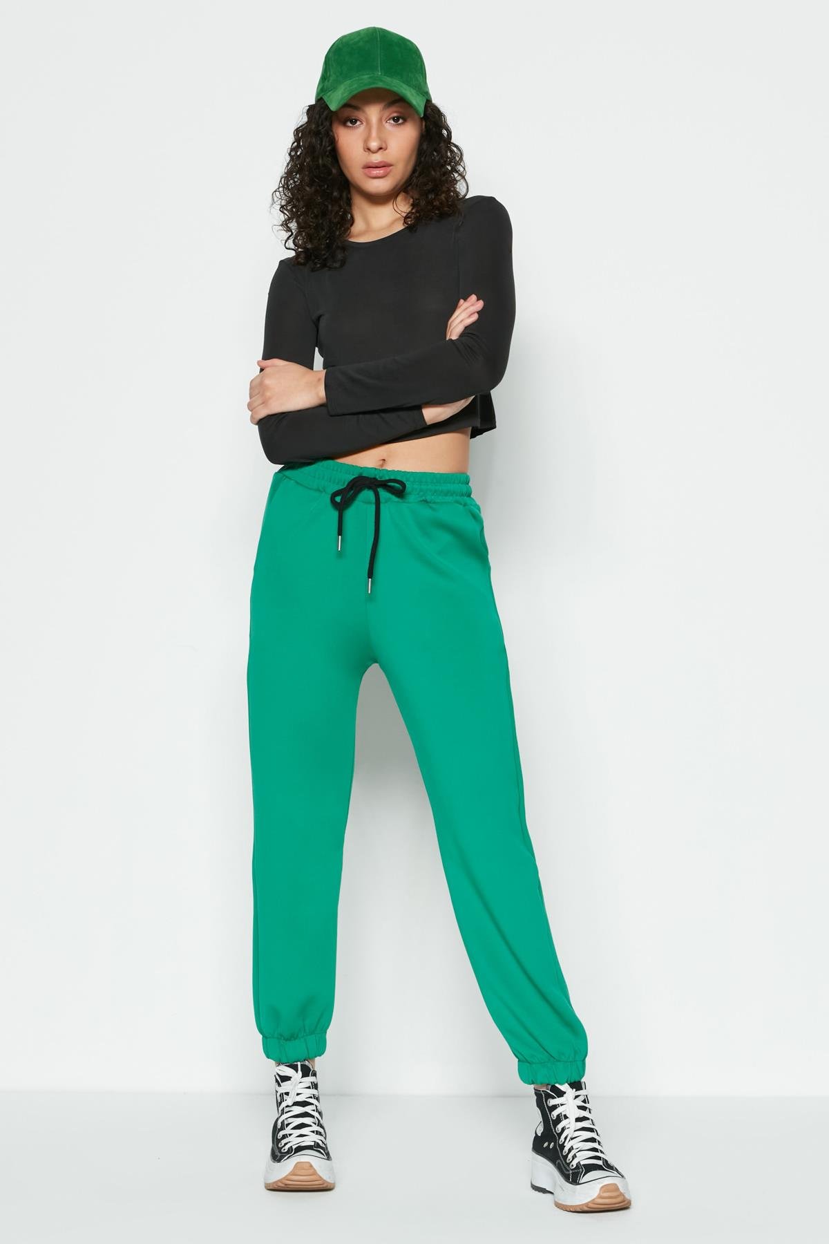 C&City Women Sweatpants 806 Green