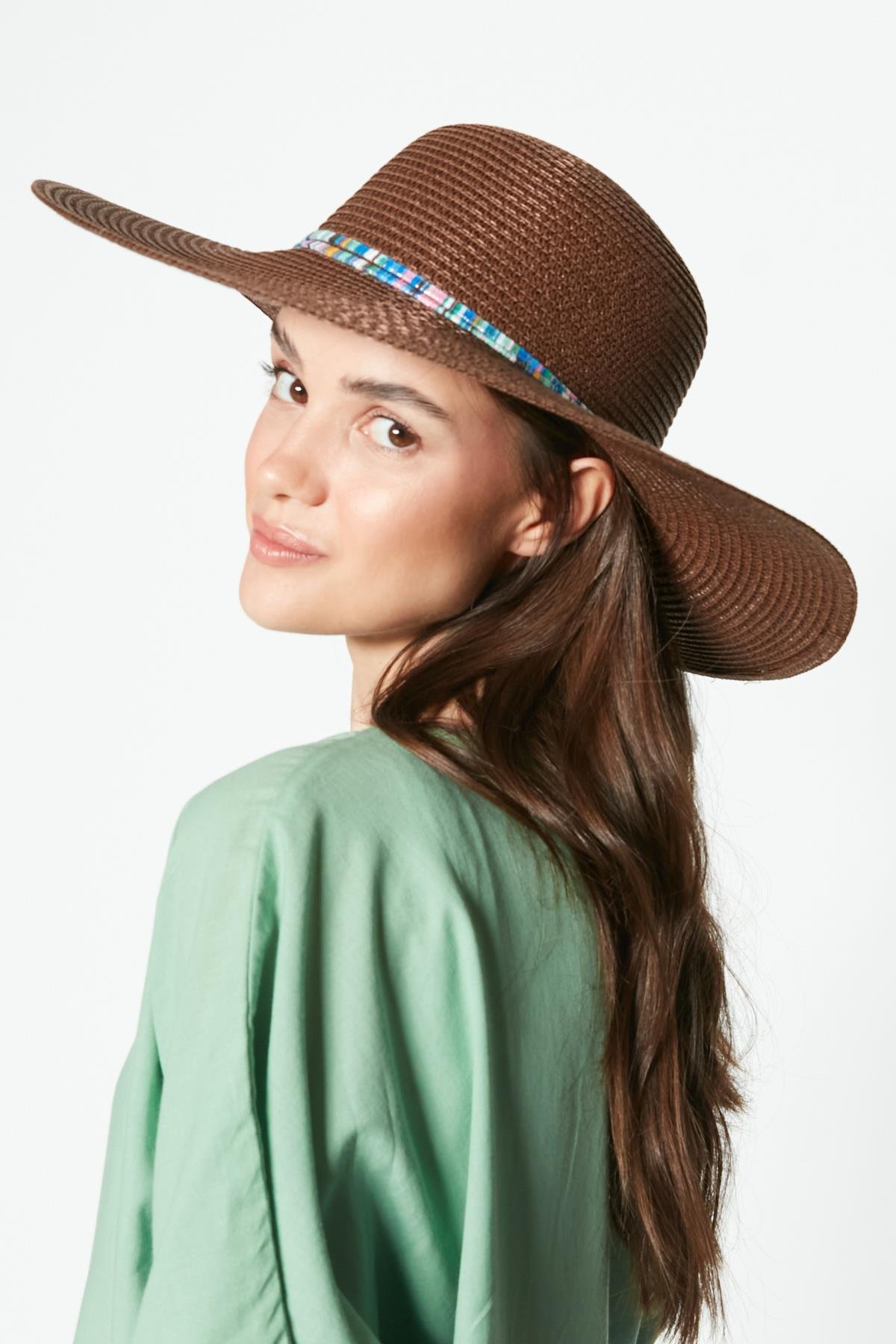 C&City Women Straw Hat Y23730-05 Brown