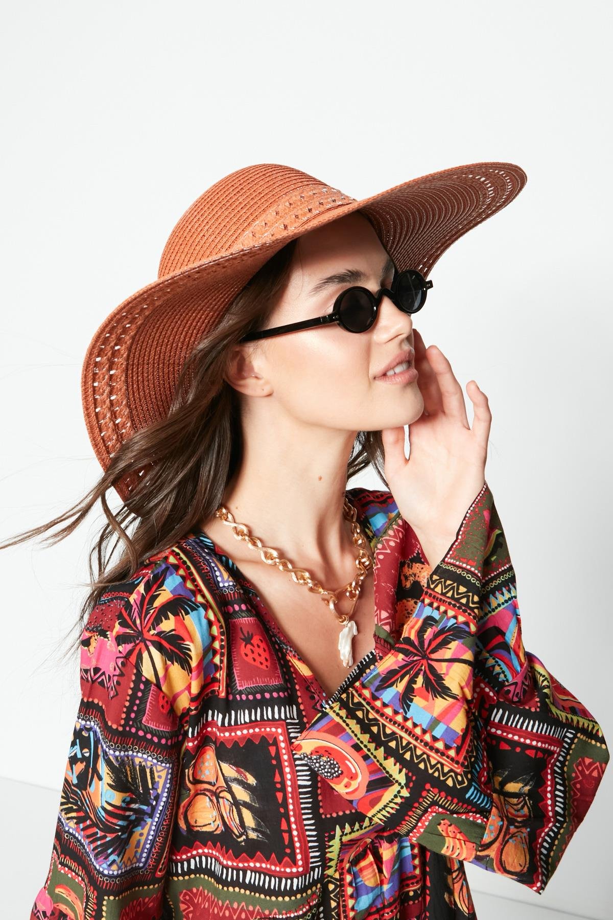 C&City Women Straw Hat Y23730-12 