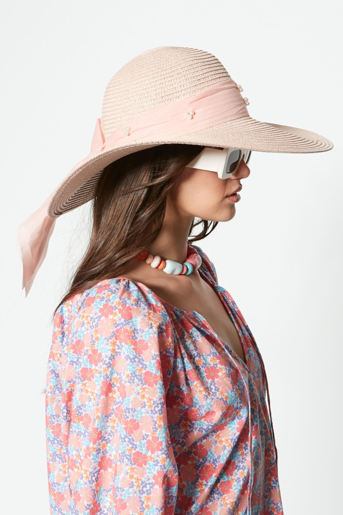 C&City Women Straw Hat Y23730-21 Powder