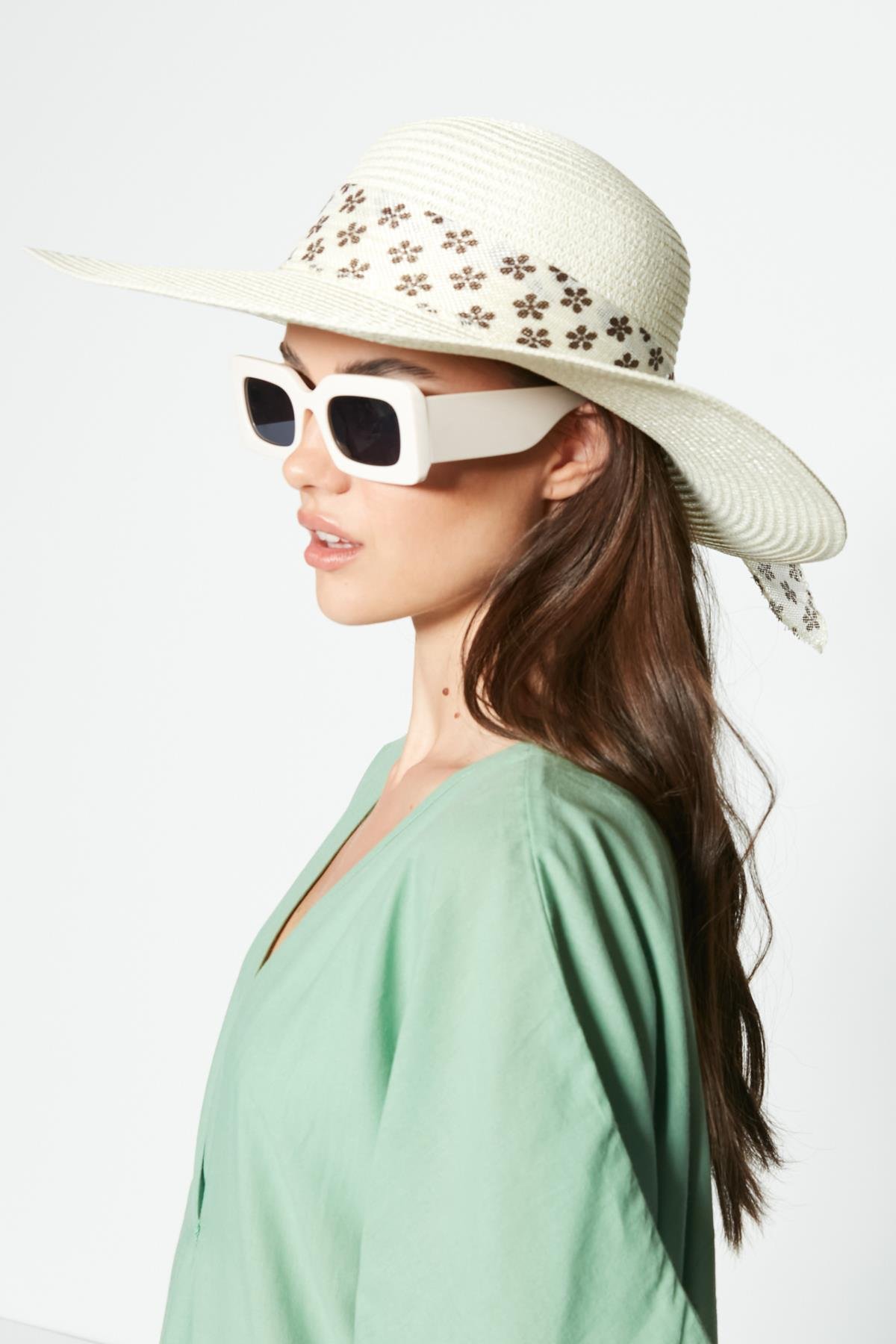 C&City Women Straw Hat Y23730-27 White