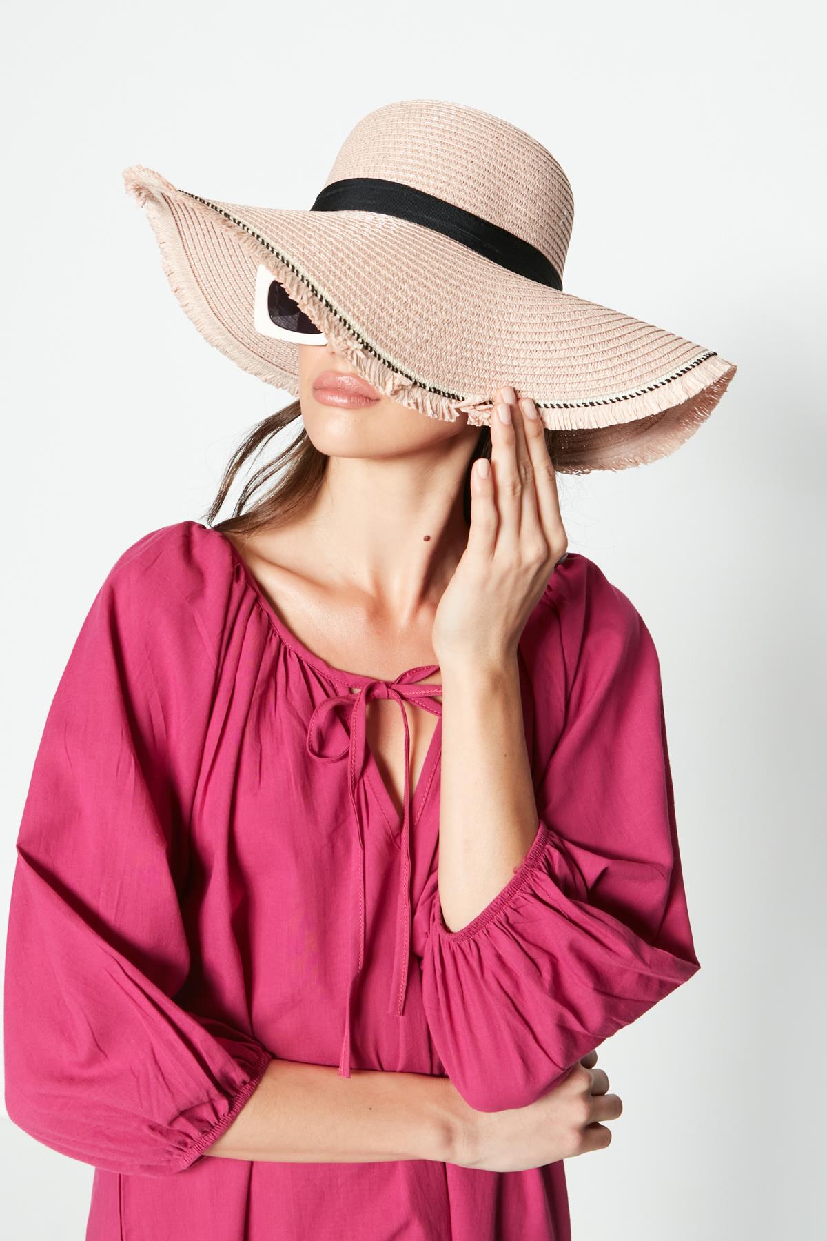 C&City Women Straw Hat Y23730-31 Powder