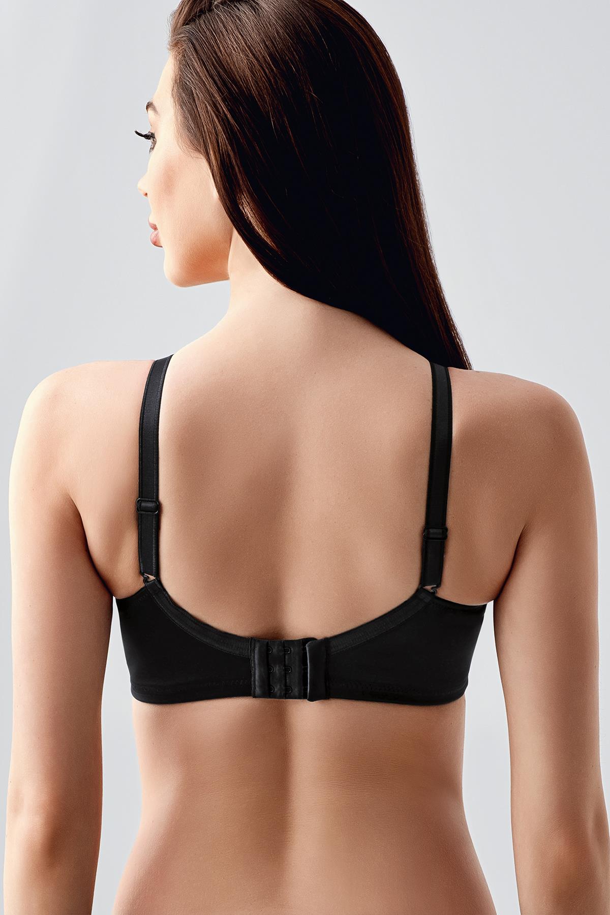 C&City Tulle Detail Minimiser Bra C12303 Black