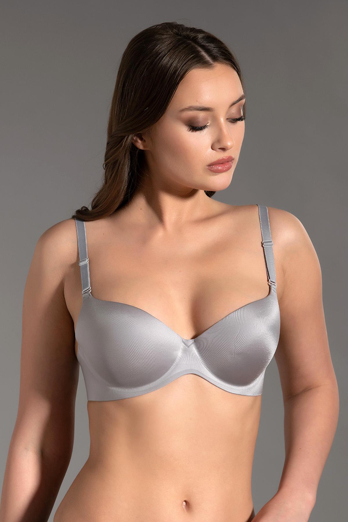 C&City Non Padded Laser Bra C16040 Ten Grey