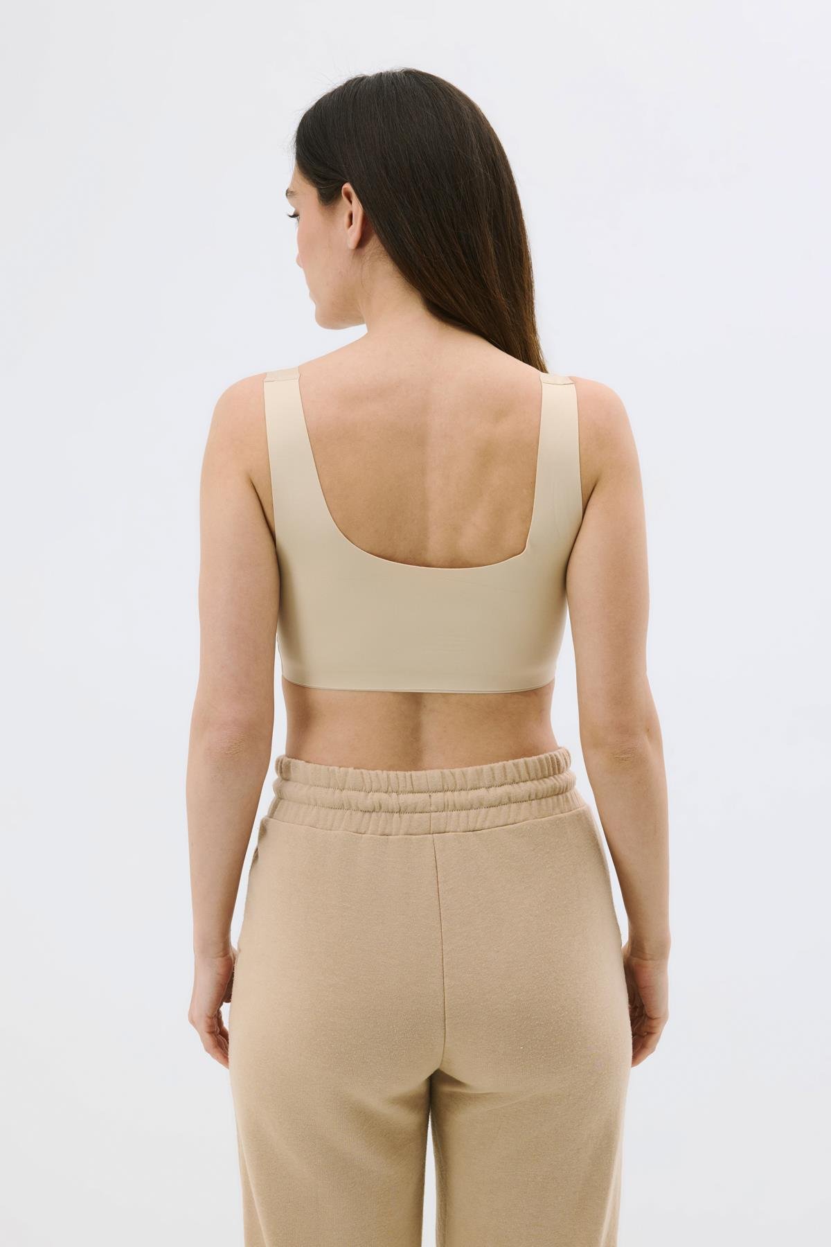 C&City Non-Wireless Seamless Laser Bra with Removable Pads C26130 Skin