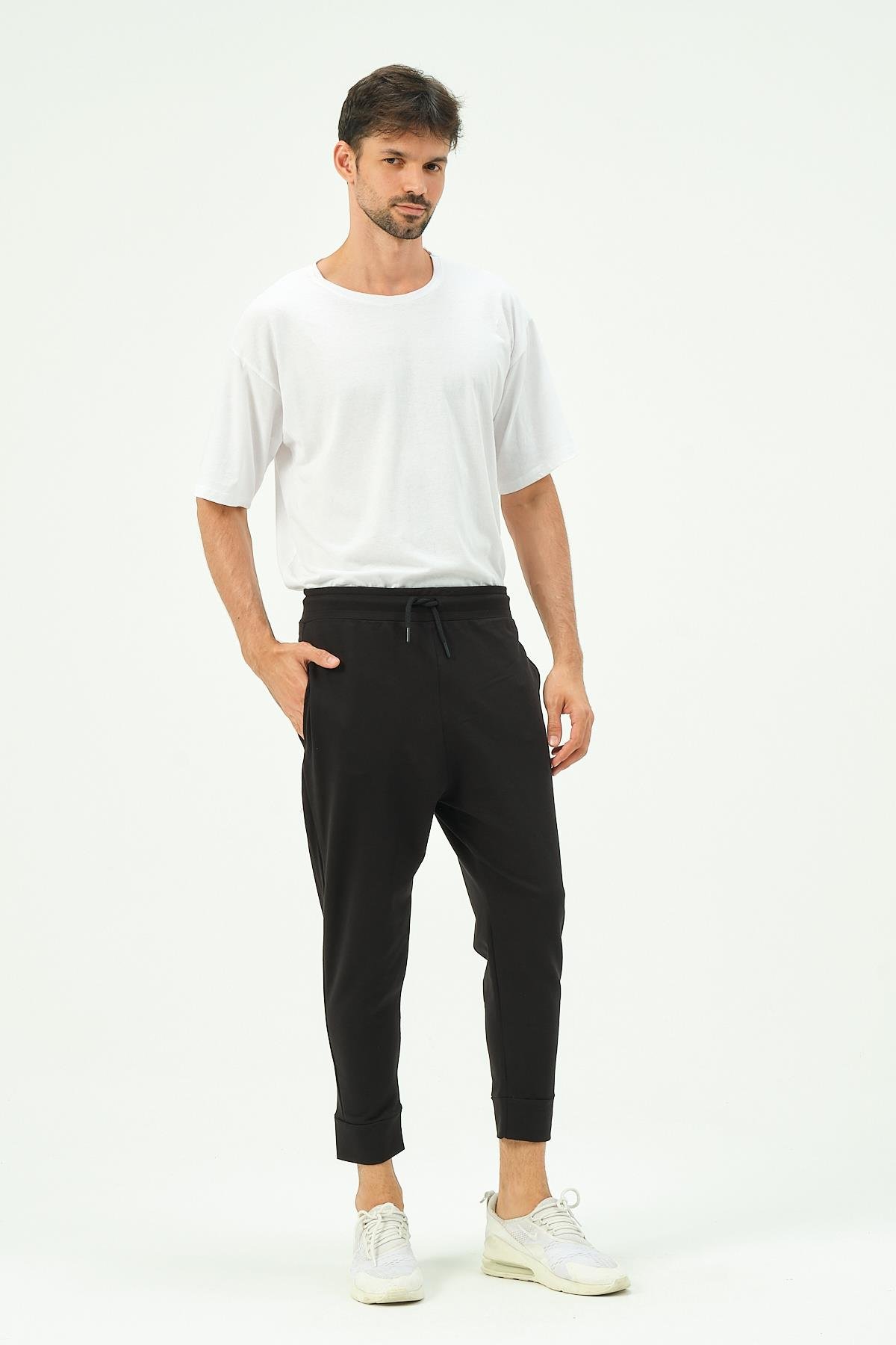 C&City Men Loose-Fit Sweatpants 784 Black