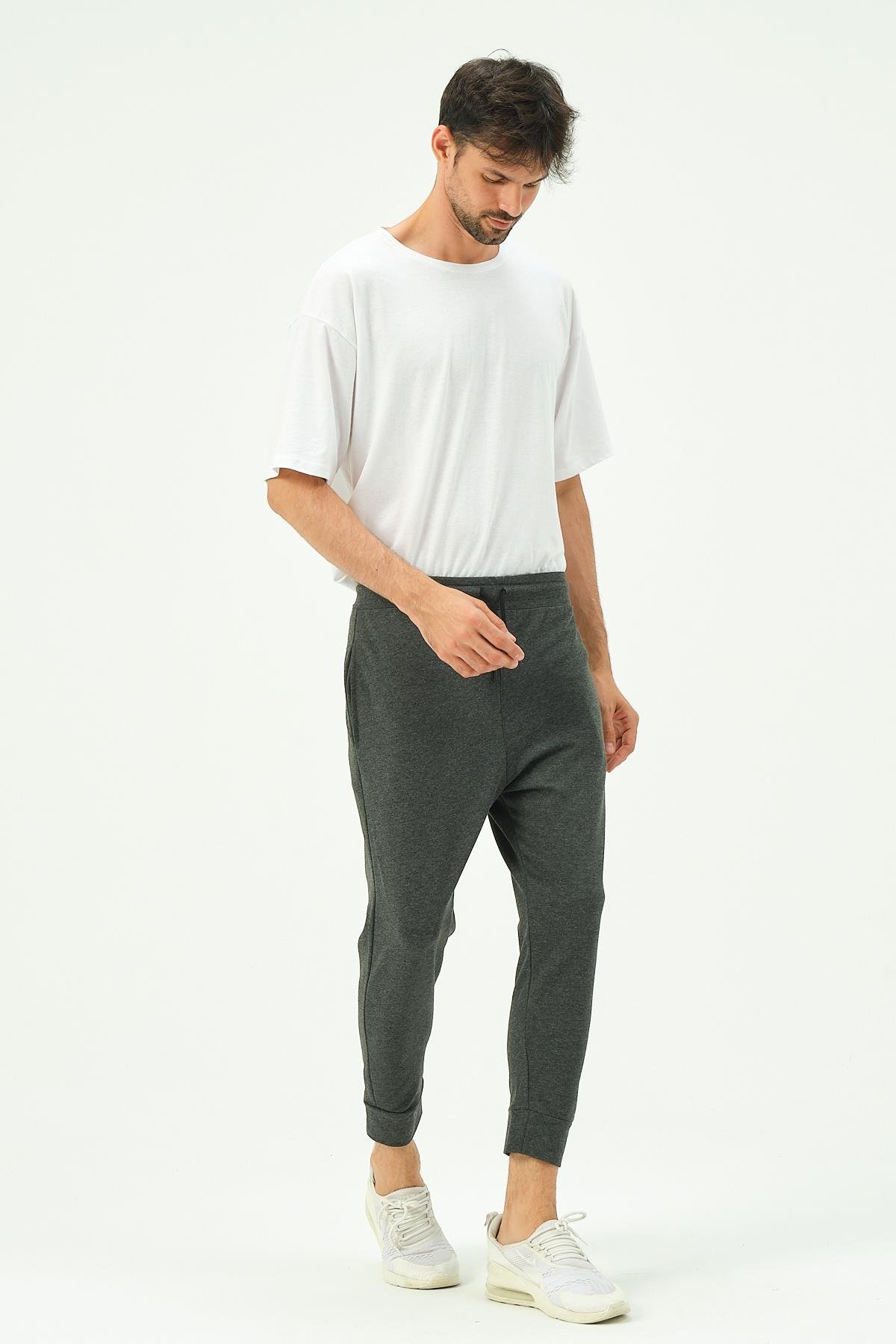 C&City Men Loose-Fit Sweatpants 784 Anthracite