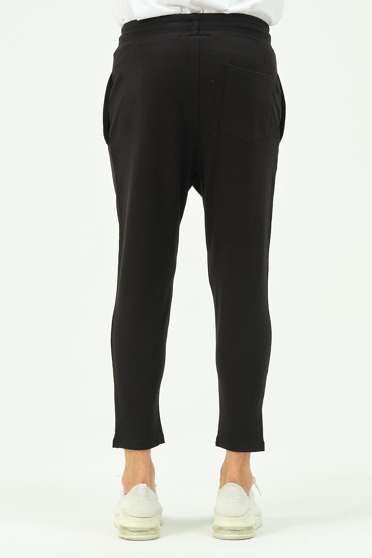 C&City Men Loose-Fit Straight Leg Sweatpants 785  Black