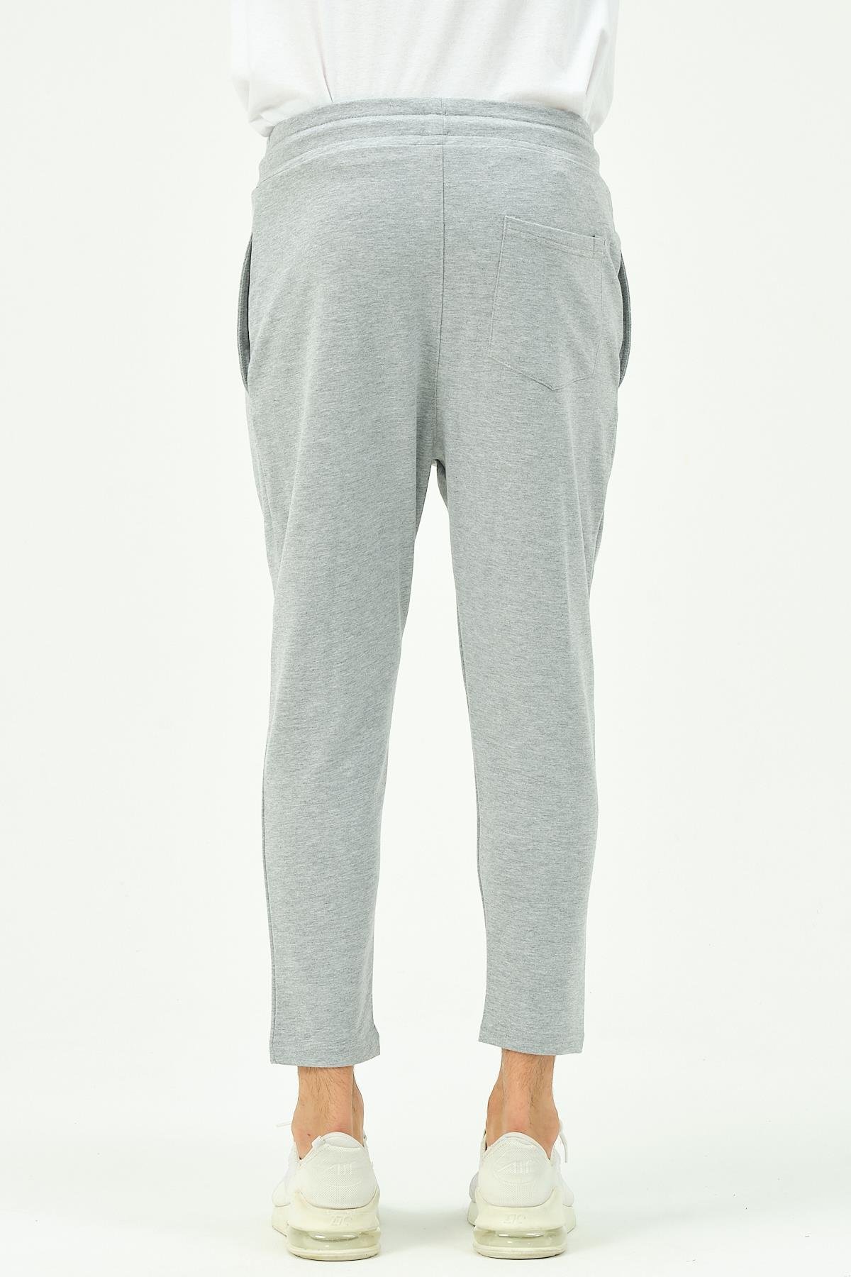 C&City Men Loose-Fit Straight Leg Sweatpants 785  Grey