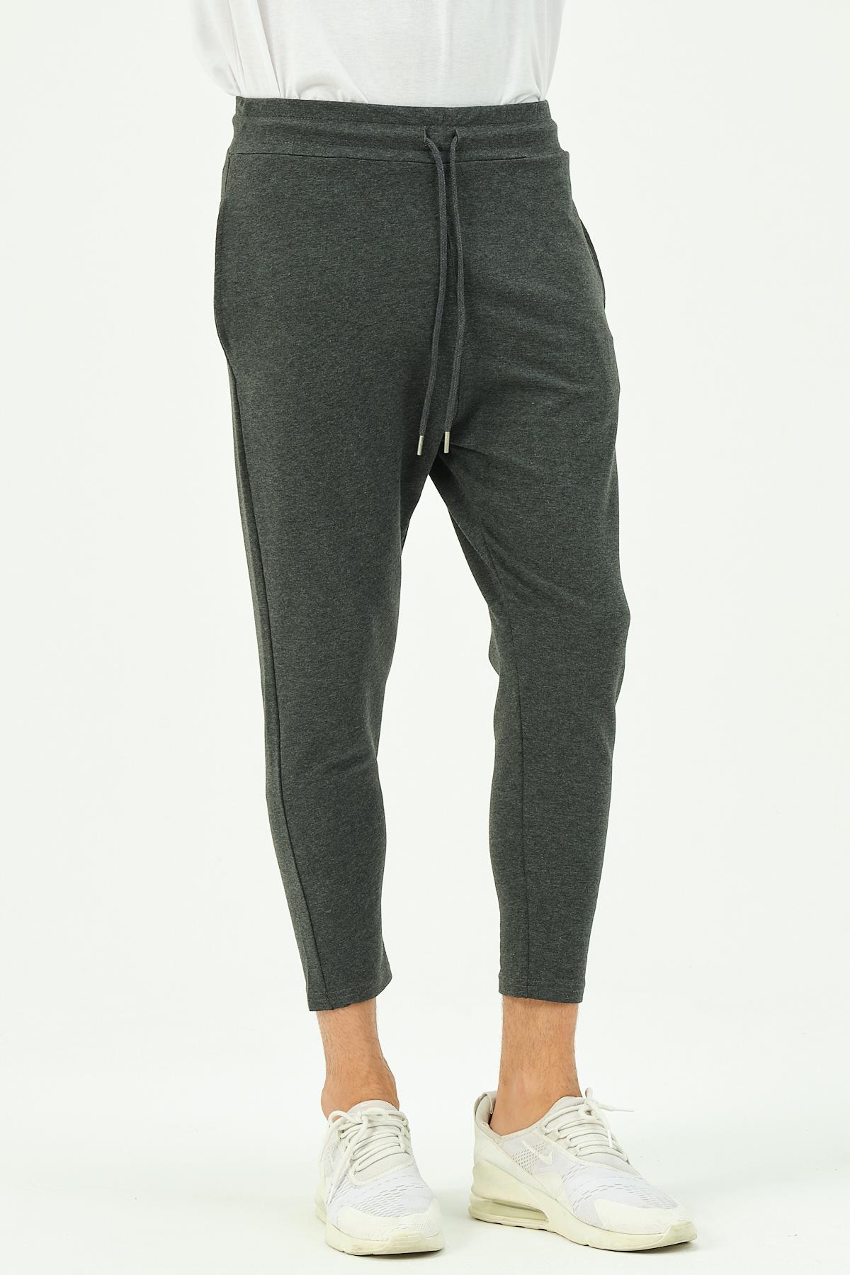 C&City Men Loose-Fit Straight Leg Sweatpants 785  Anthracite