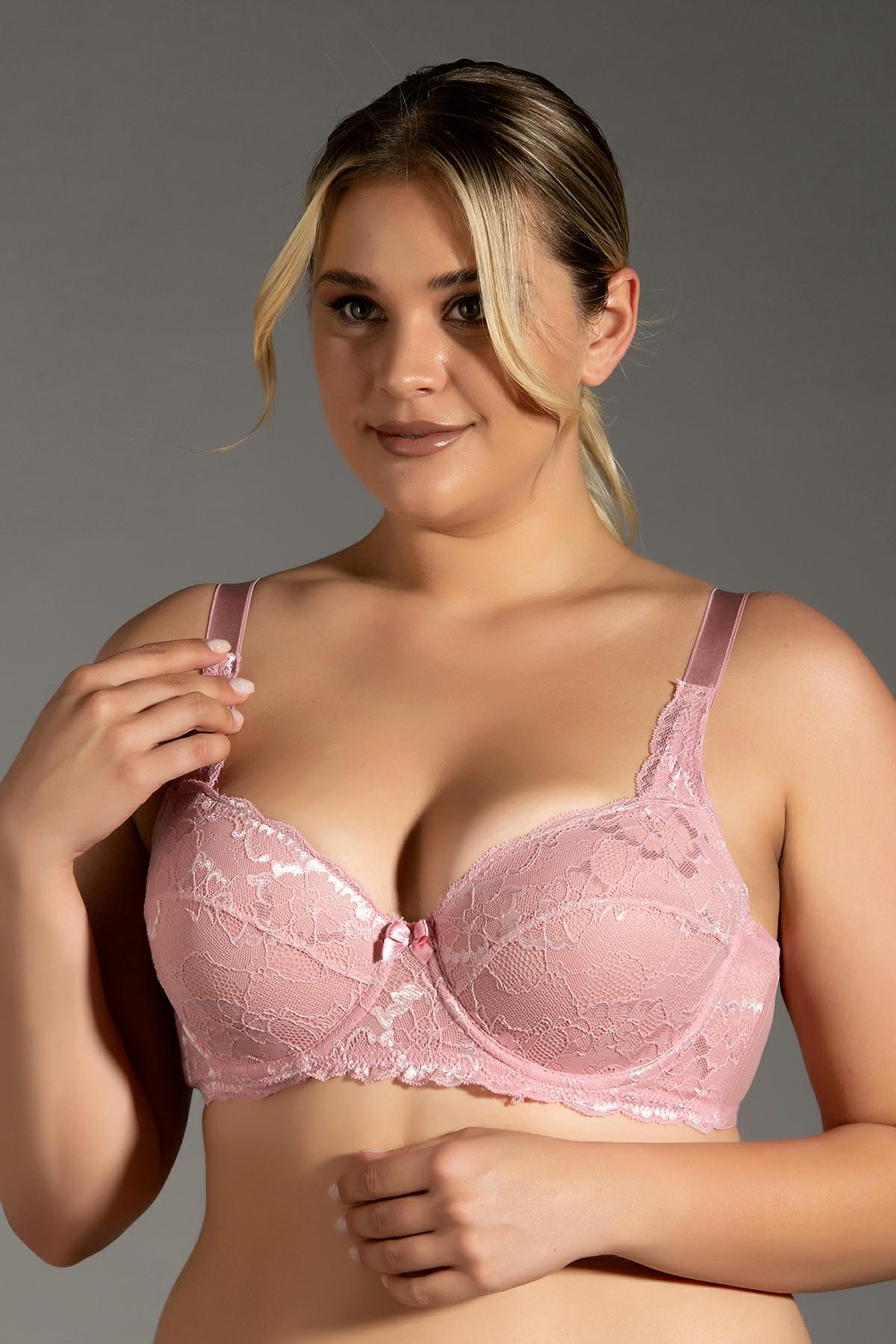 C&City Lace Unsupported Bra C18041 Dusty Rose