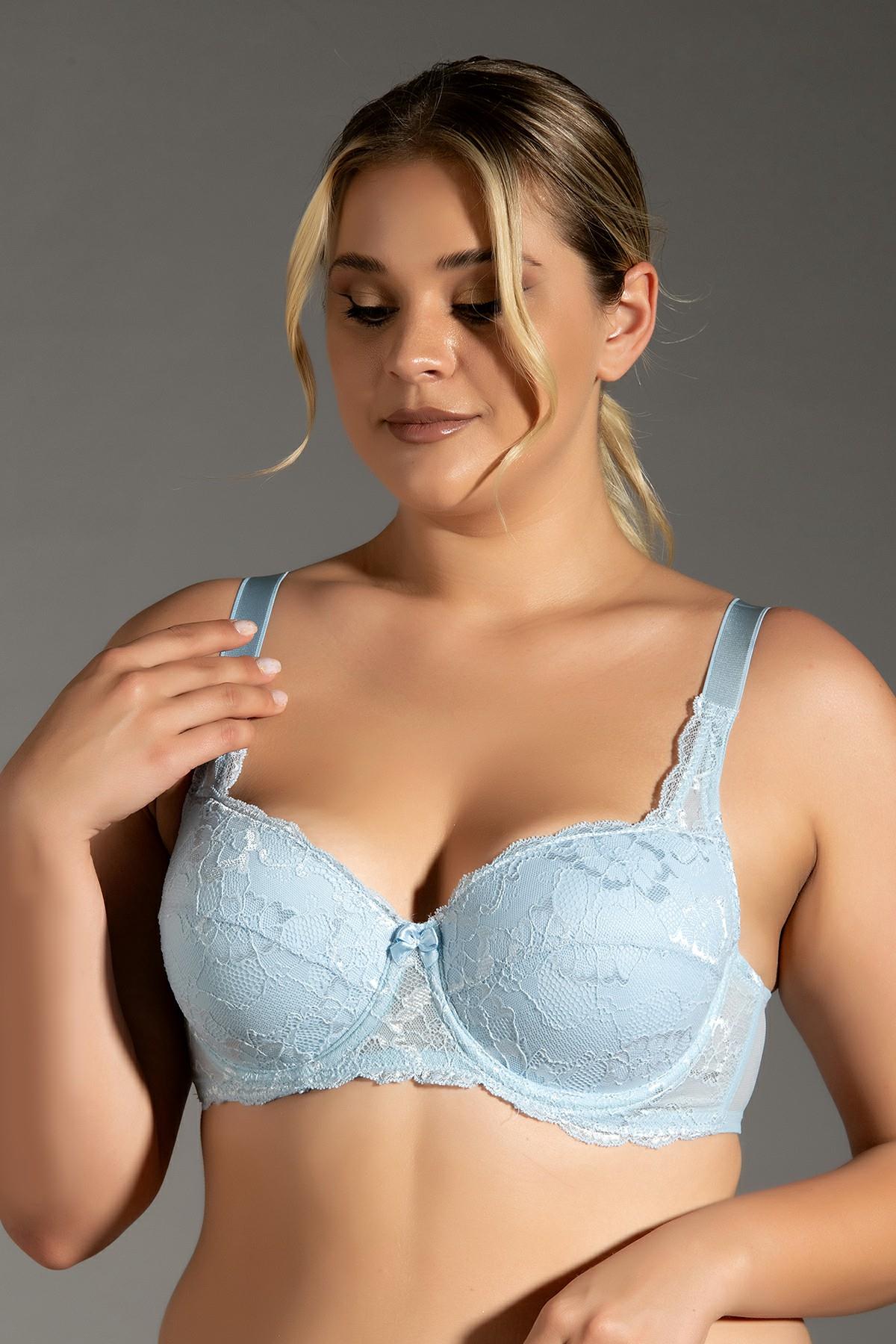 C&City Lace Unsupported Bra C18041 Blue