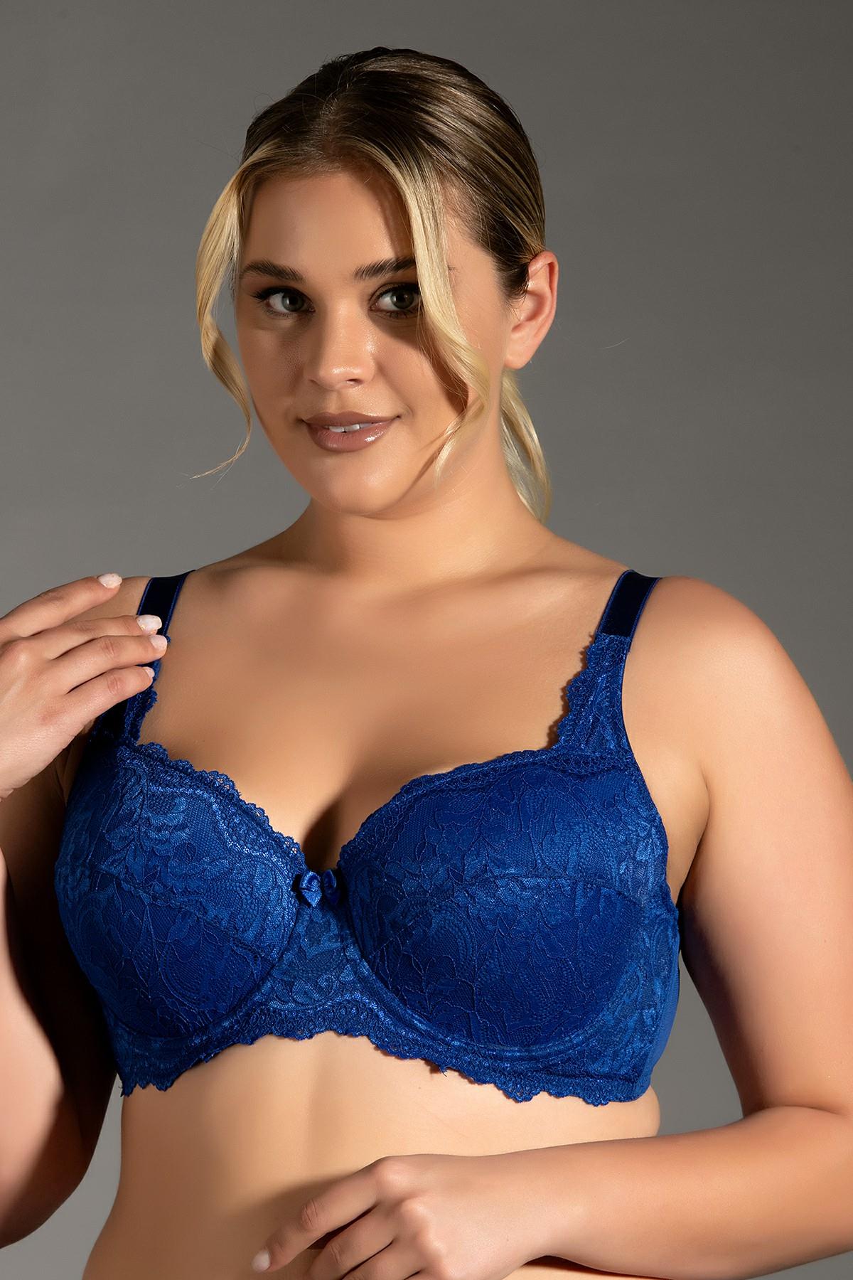 C&City Lace Unsupported Bra C18042 Sax Blue