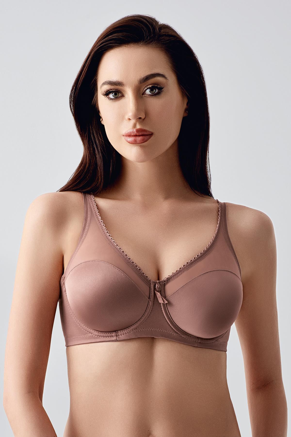 C&City Tulle Detail Minimiser Bra C12304 Mink