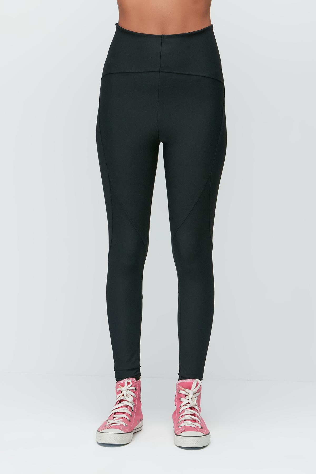 Karyoka High-Waisted Long Sports Leggings 9403 Black