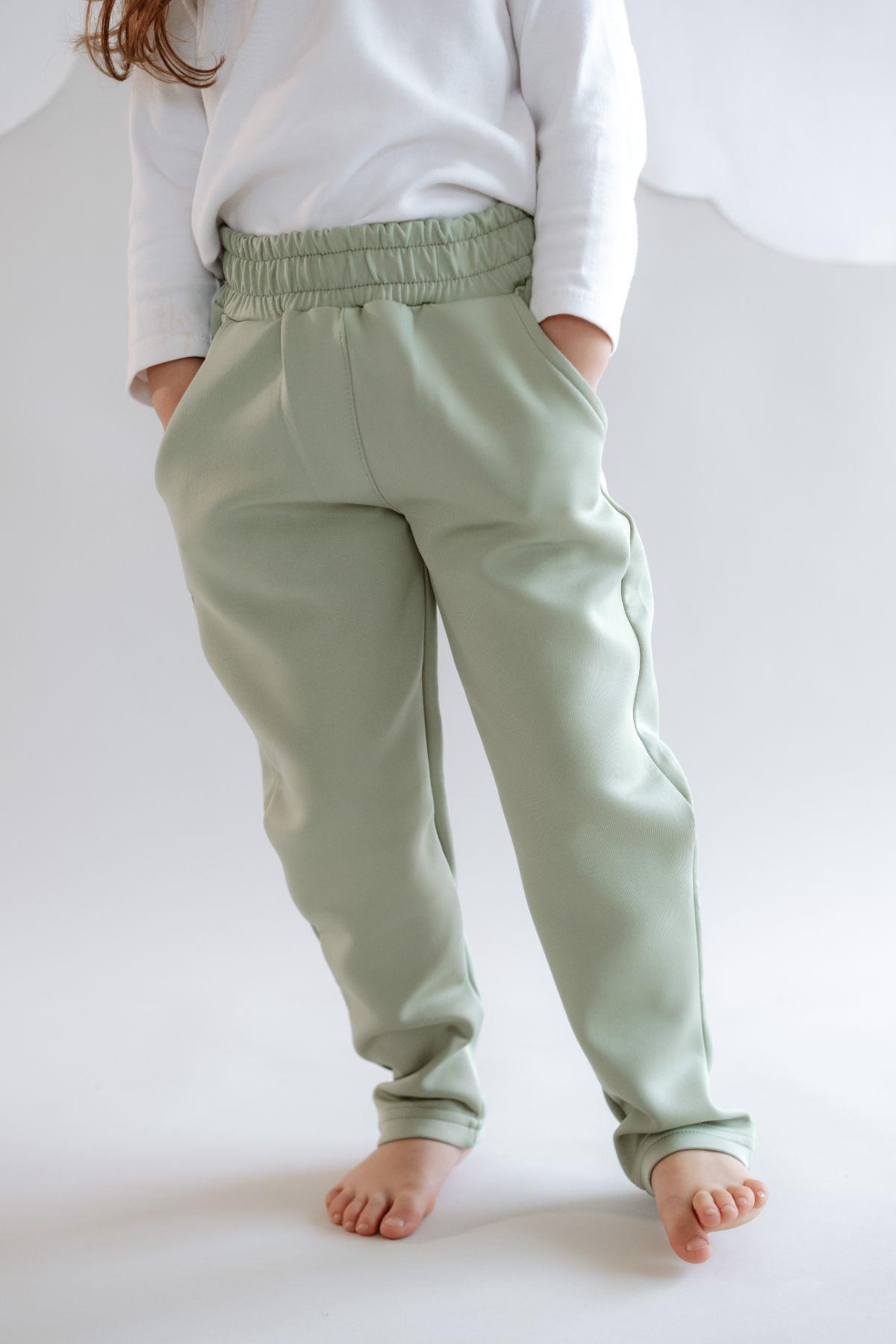 Girl Child Straight-Leg Sweatpants 870 Pistachio Green