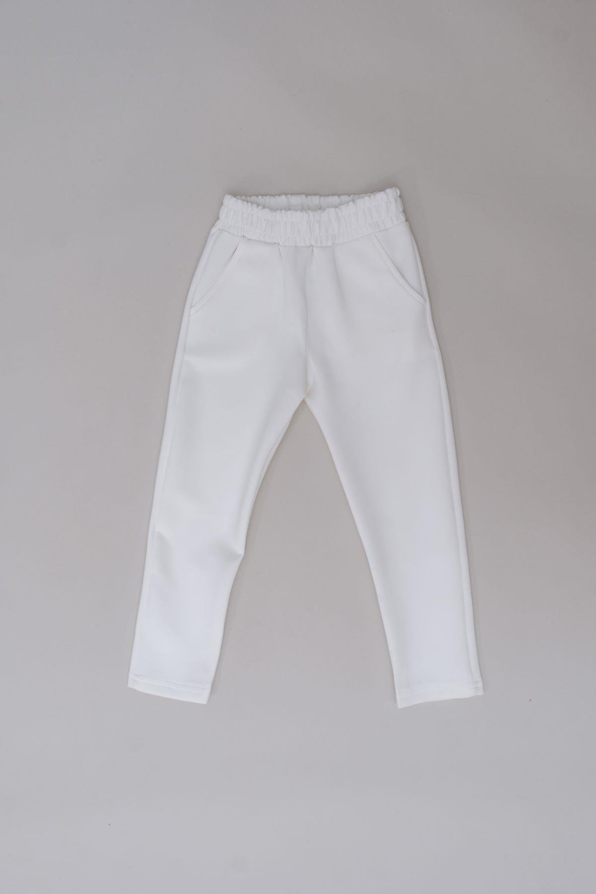 Girl Child Straight-Leg Sweatpants 870 Ecru